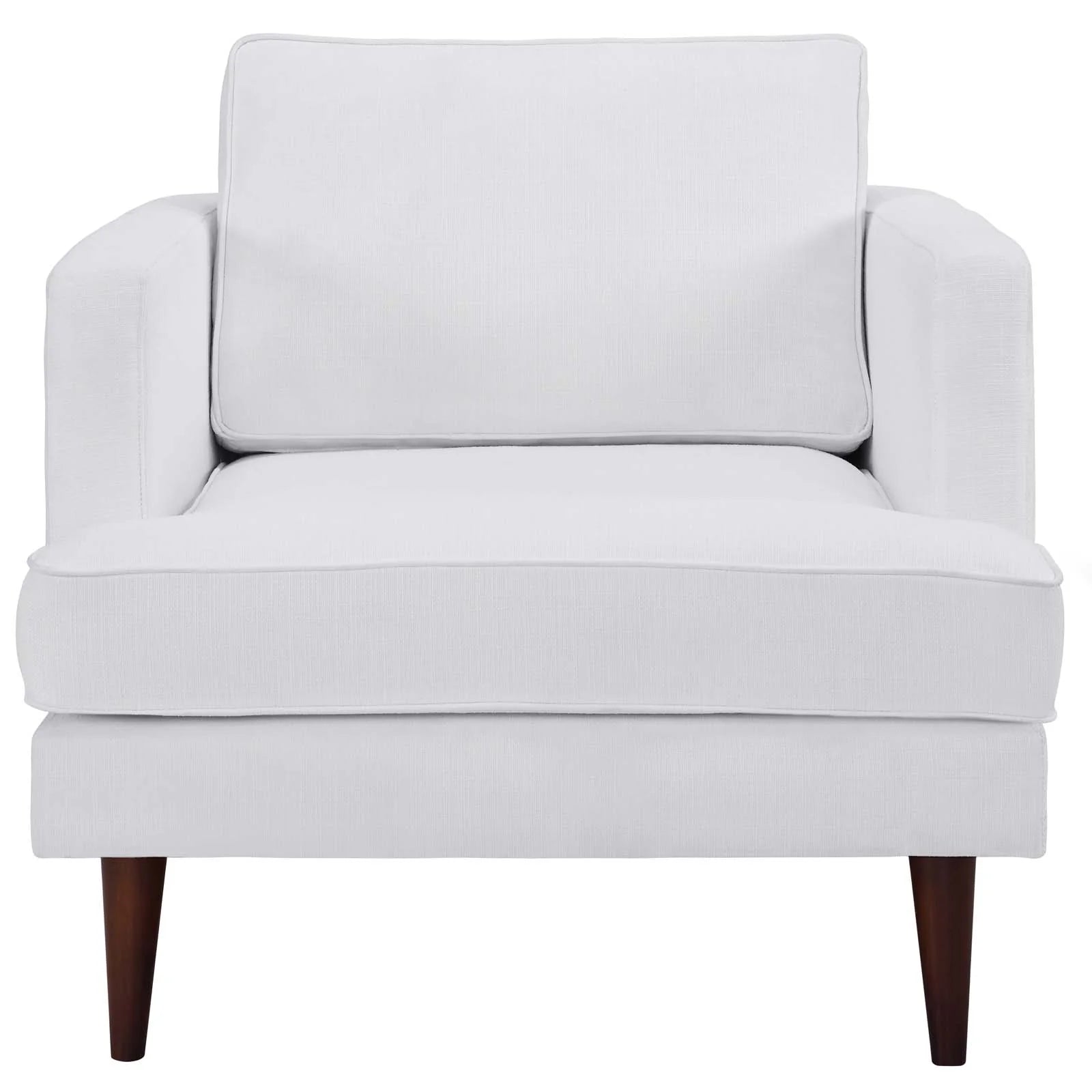 Fauteuil en tissu rembourré Agile