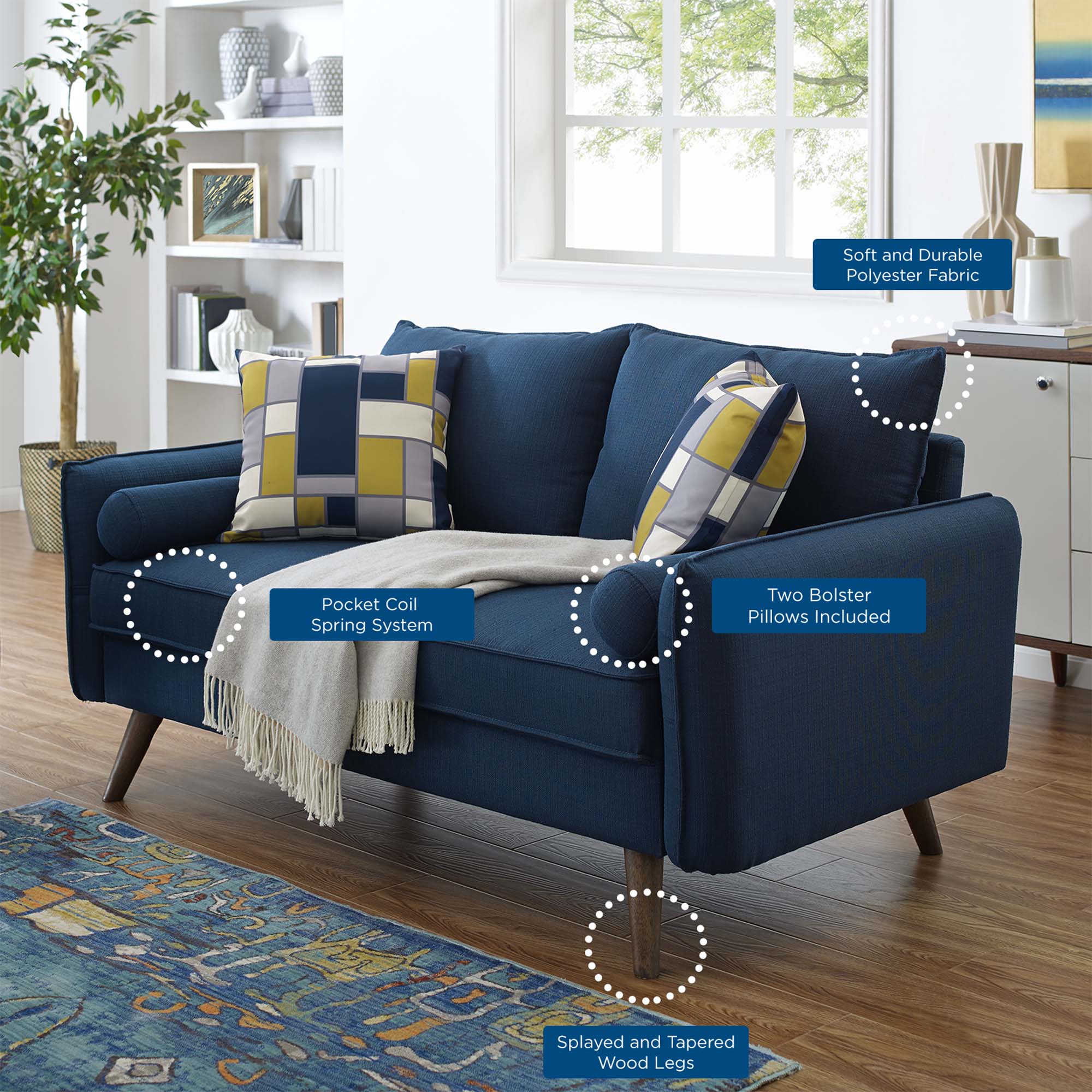 Chaise sans accoudoirs rembourrée en duvet Commix