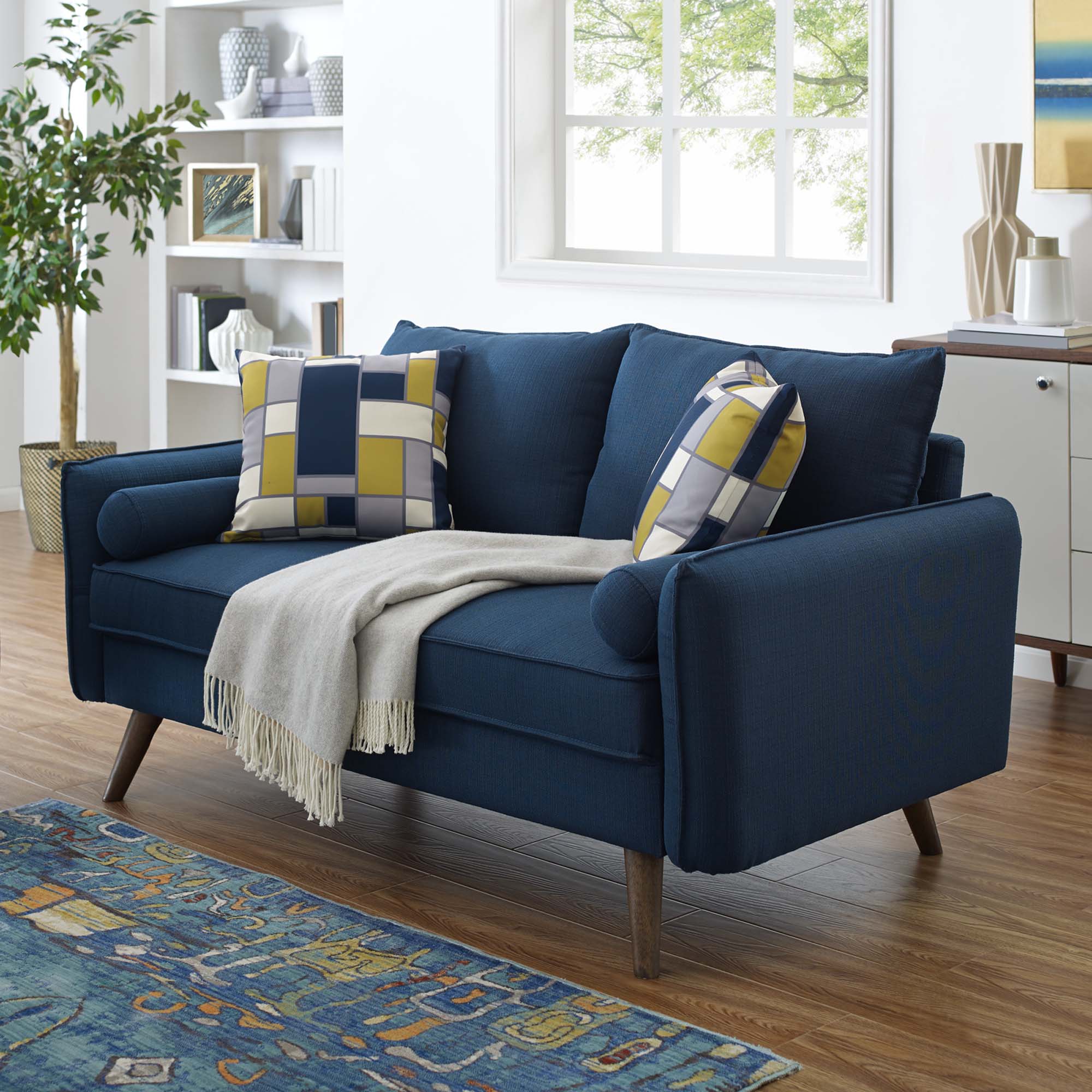 Chaise sans accoudoirs rembourrée en duvet Commix