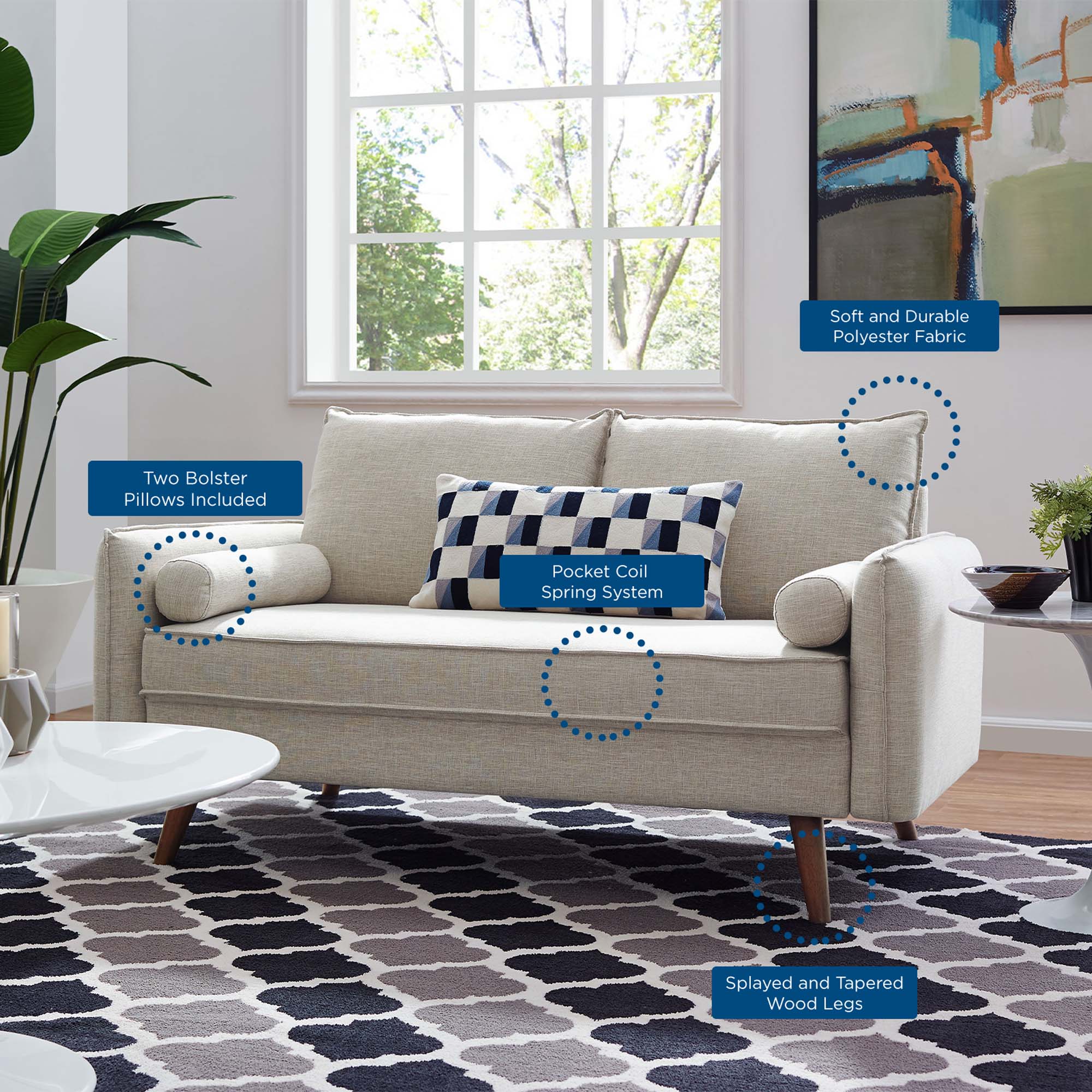 Chaise sans accoudoirs rembourrée en duvet Commix