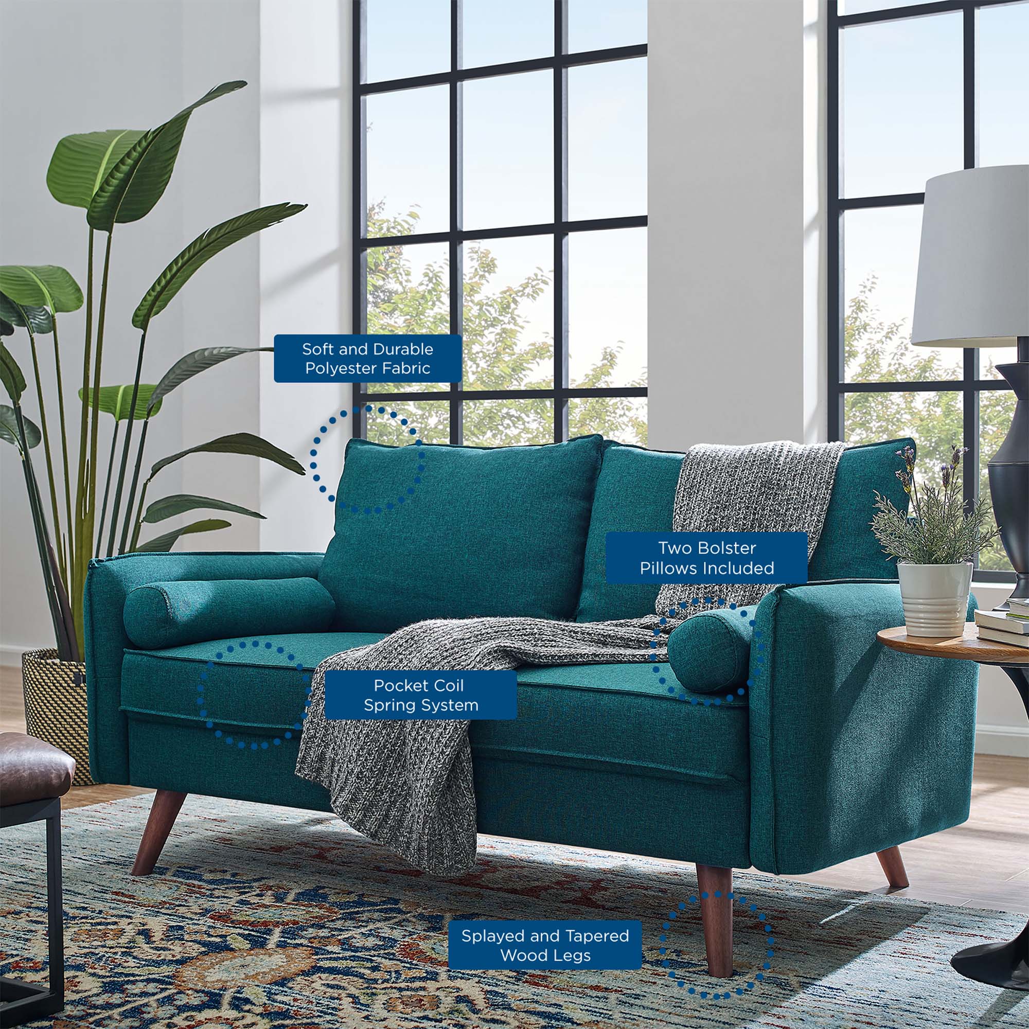 Chaise sans accoudoirs rembourrée en duvet Commix