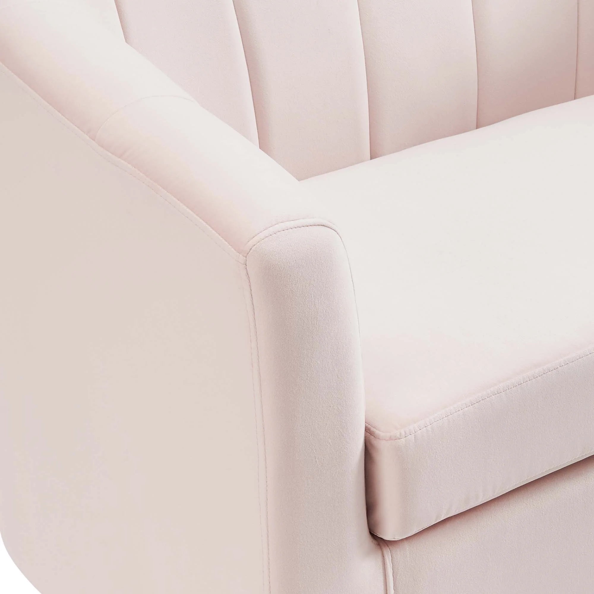 Chaise sans accoudoirs rembourrée en duvet Commix