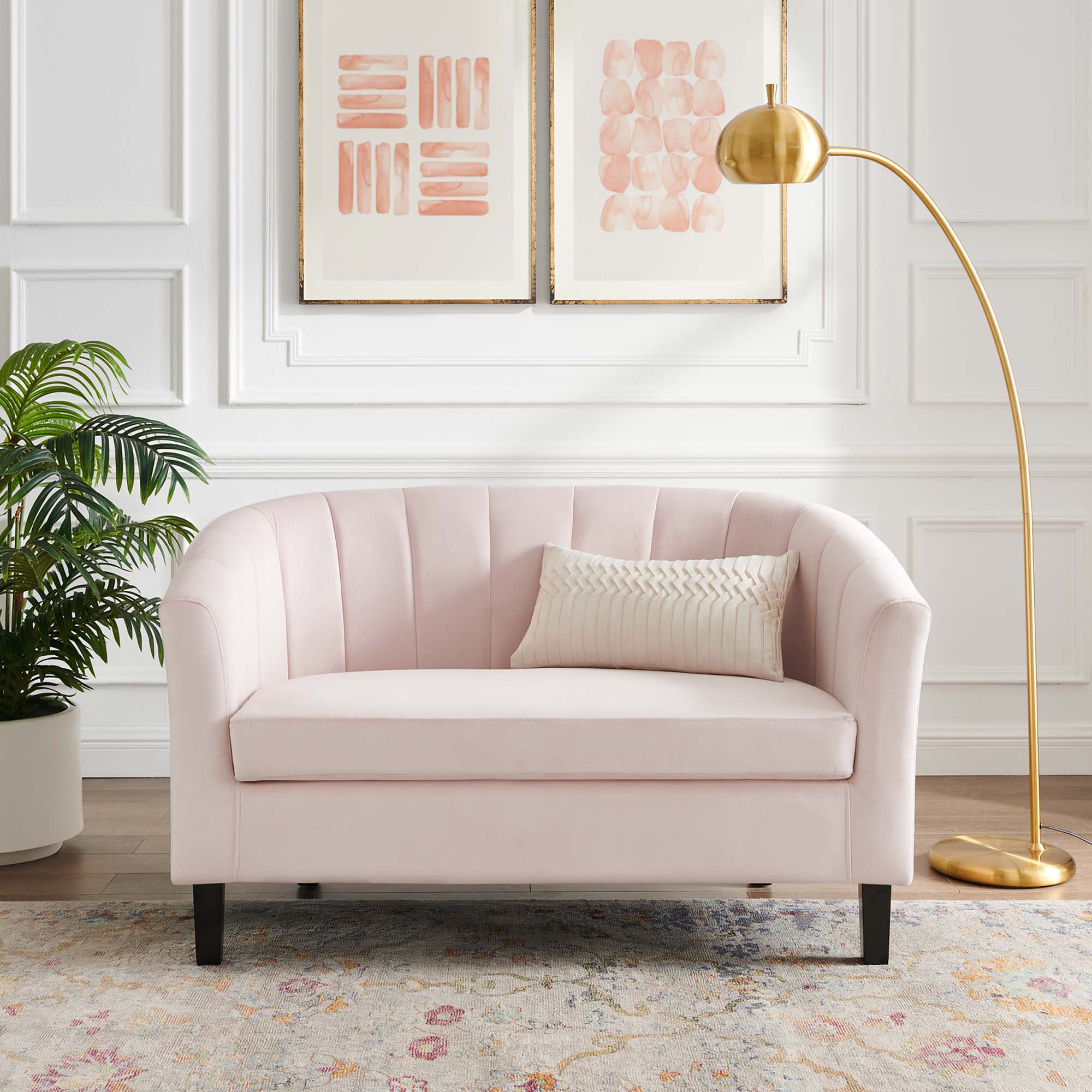 Chaise sans accoudoirs rembourrée en duvet Commix