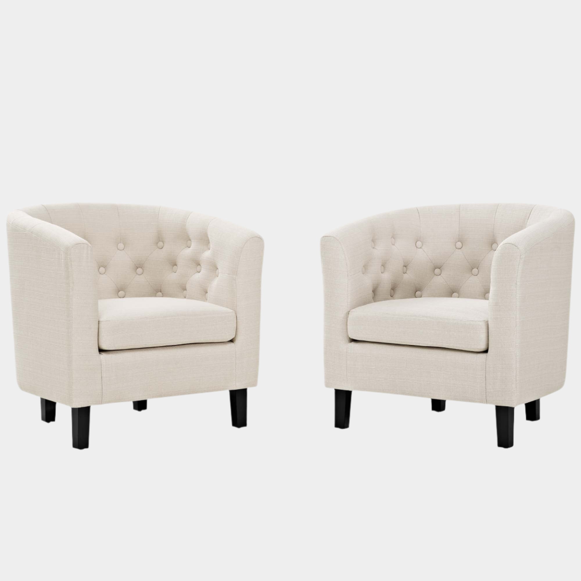 Fauteuil de salon en velours Ponder Performance