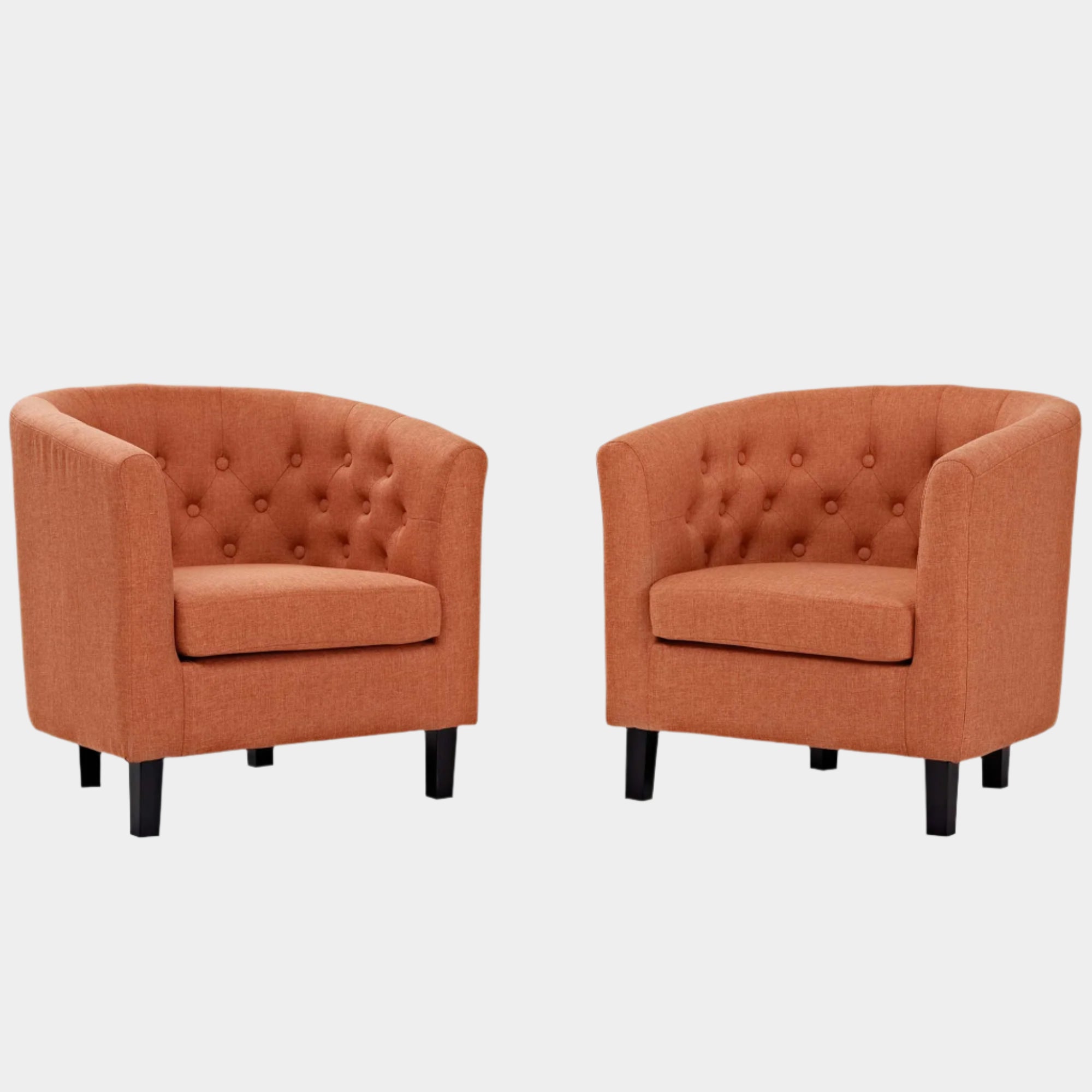 Fauteuil de salon en velours Ponder Performance