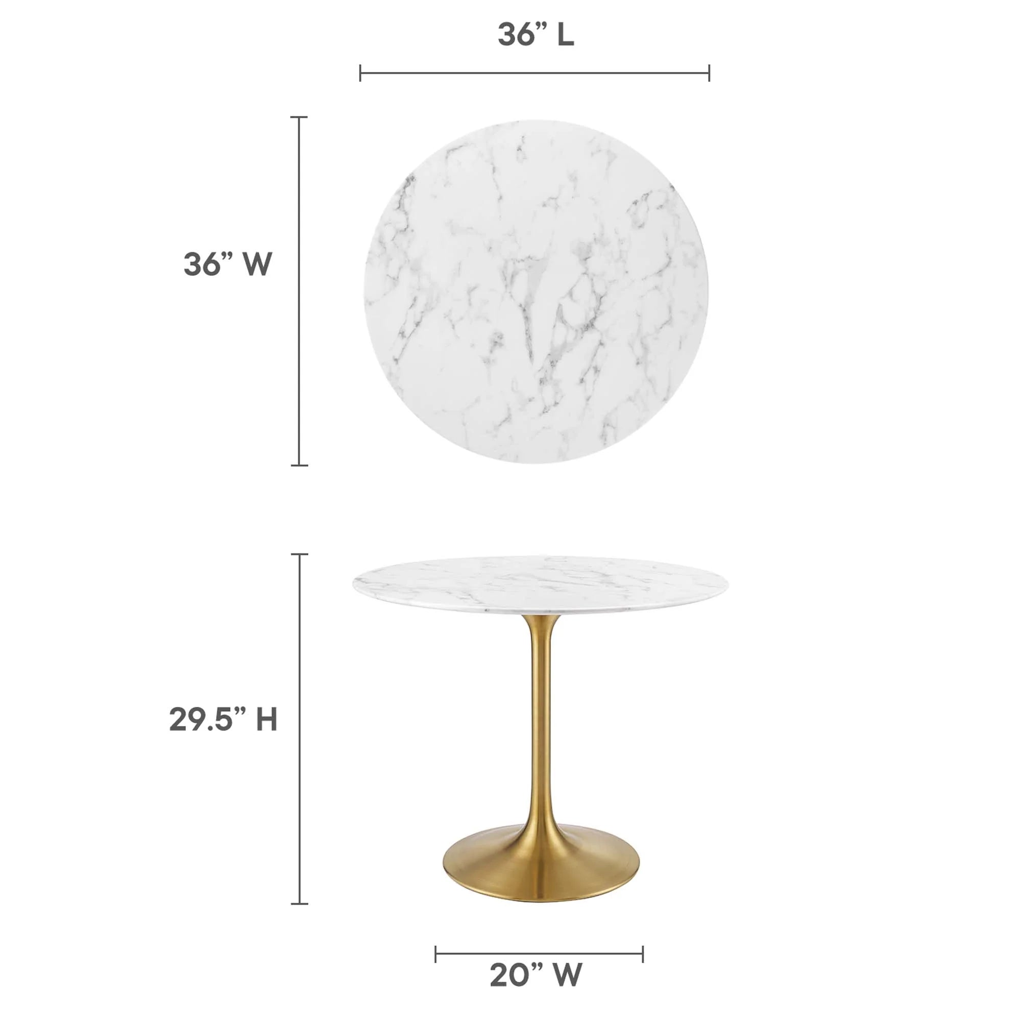 Lippa Round 36" Dining Table
