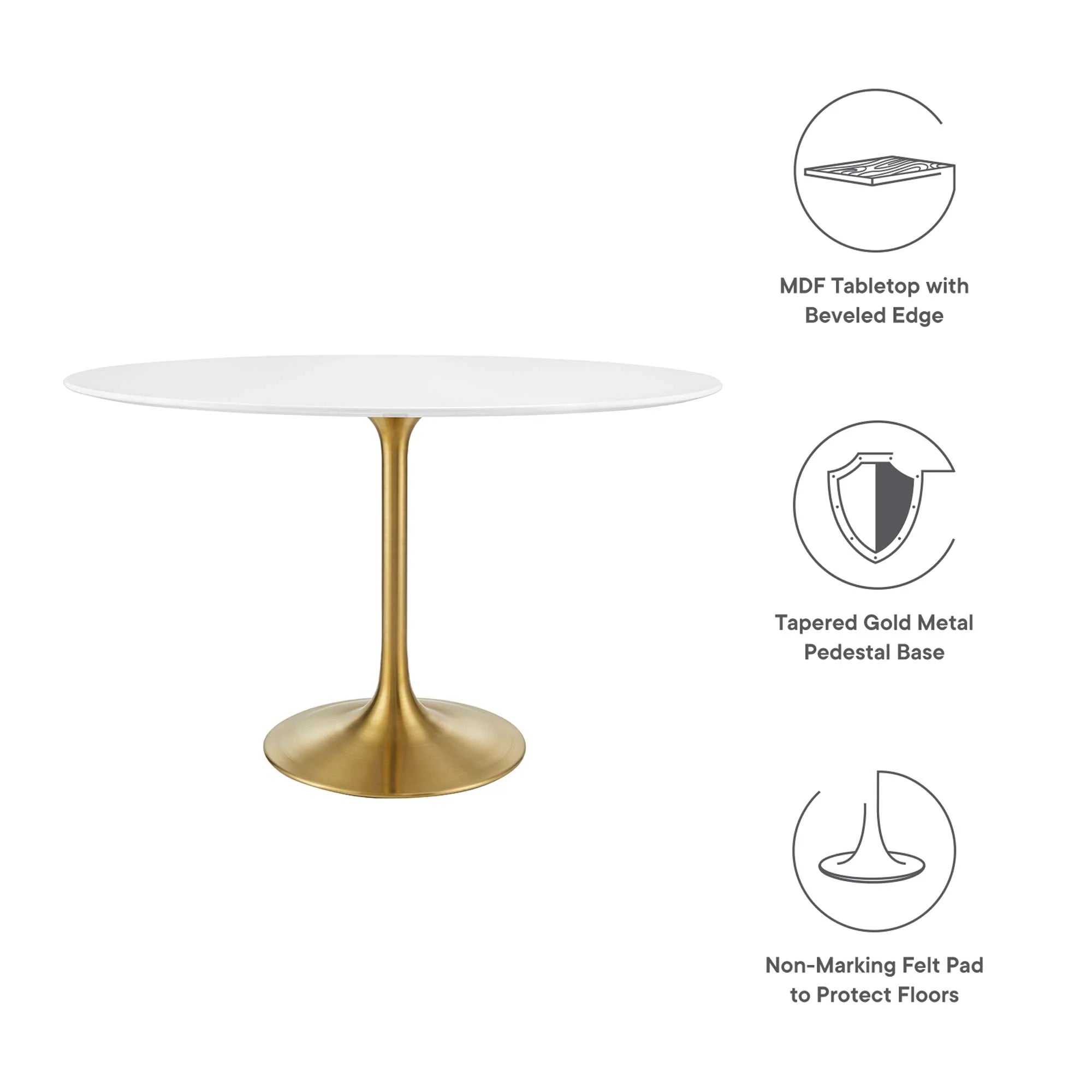 Lippa Oval Wood Dining Table