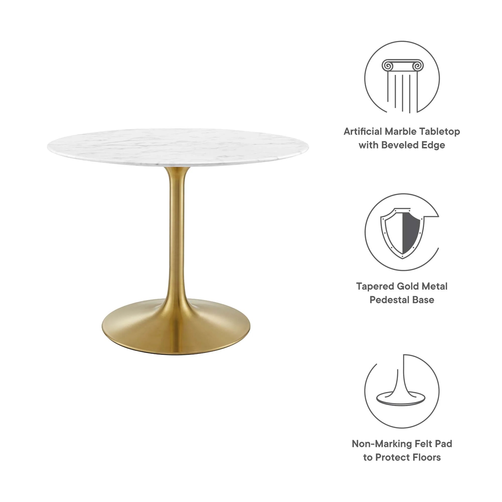 Lippa Round 40" Dining Table