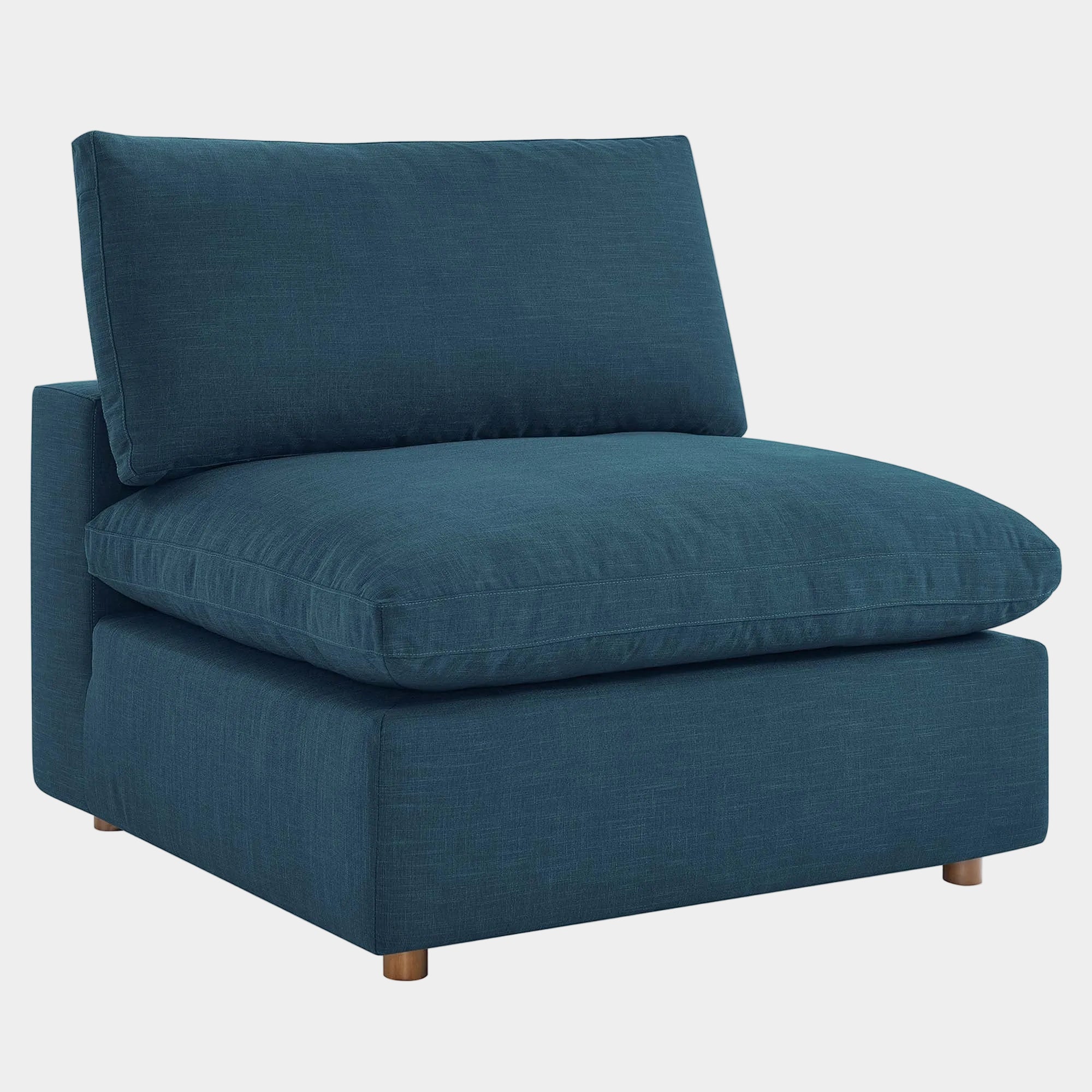 Commix Down Filled Overstuffed Armless Chair