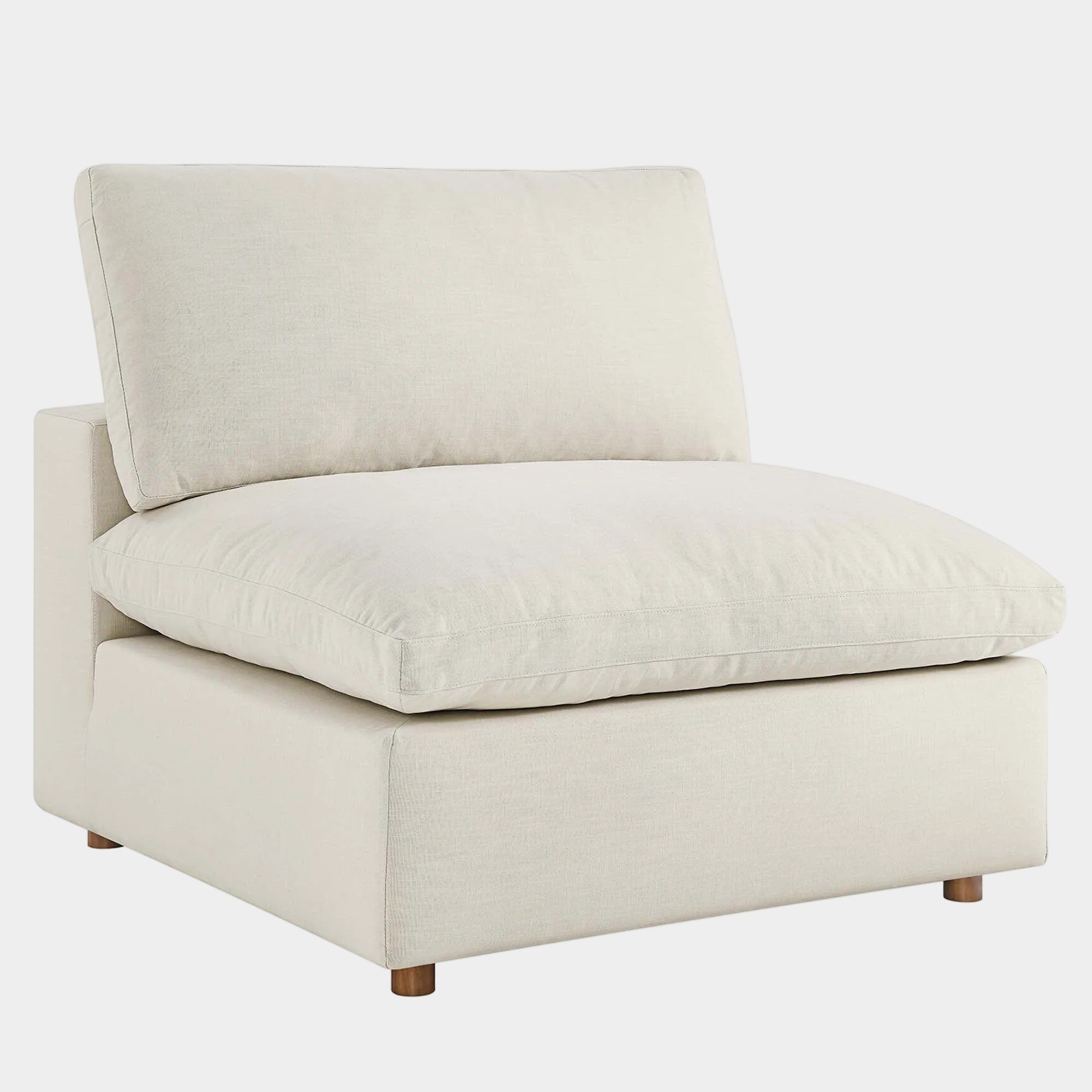Commix Down Filled Overstuffed Armless Chair