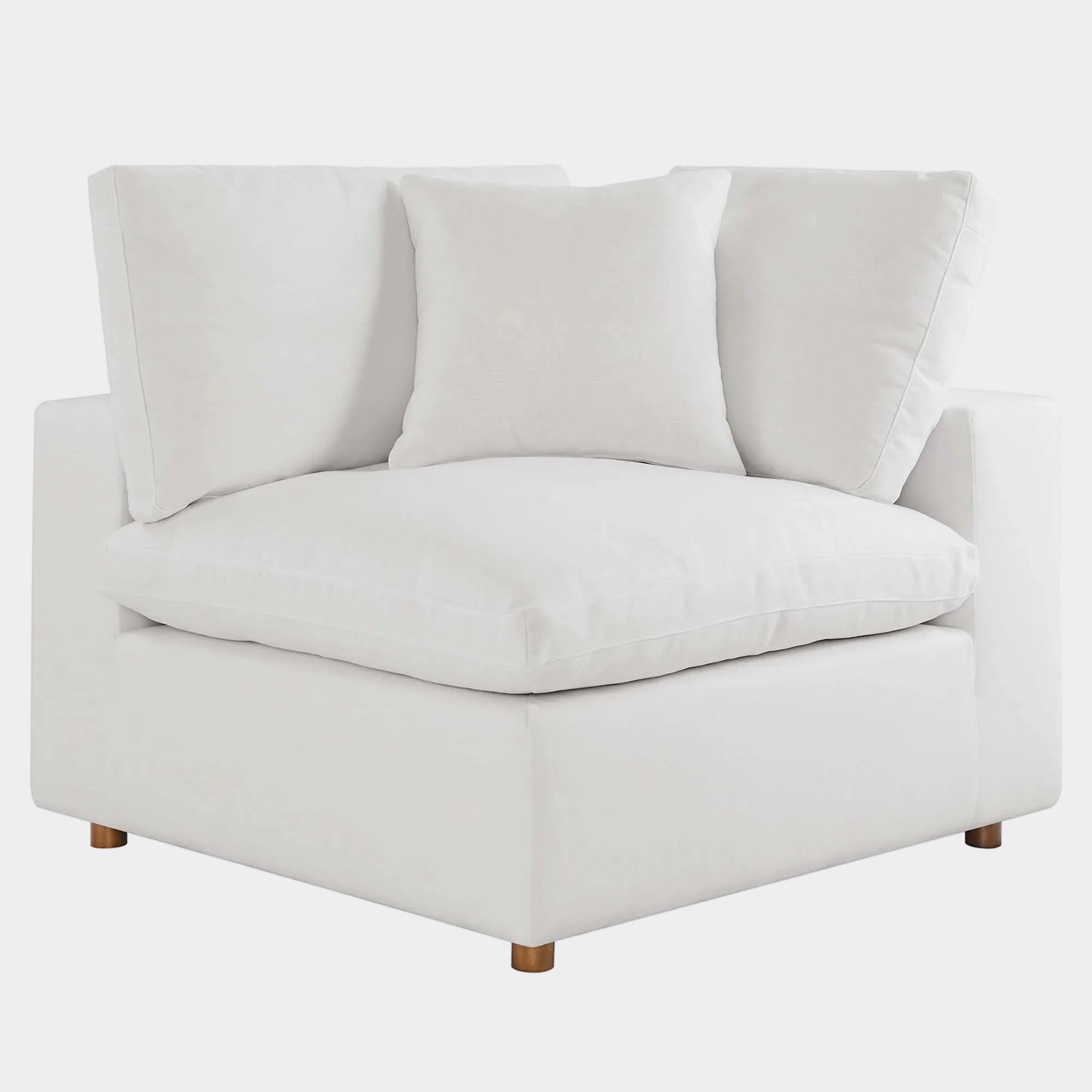 Commix Down Filled Overstuffed Corner Chair