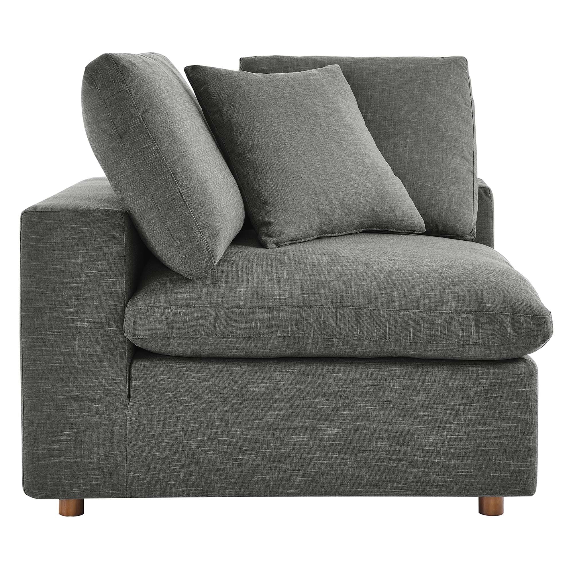 Commix 3 Piece Down Filled Overstuffed Sectional Sofa
