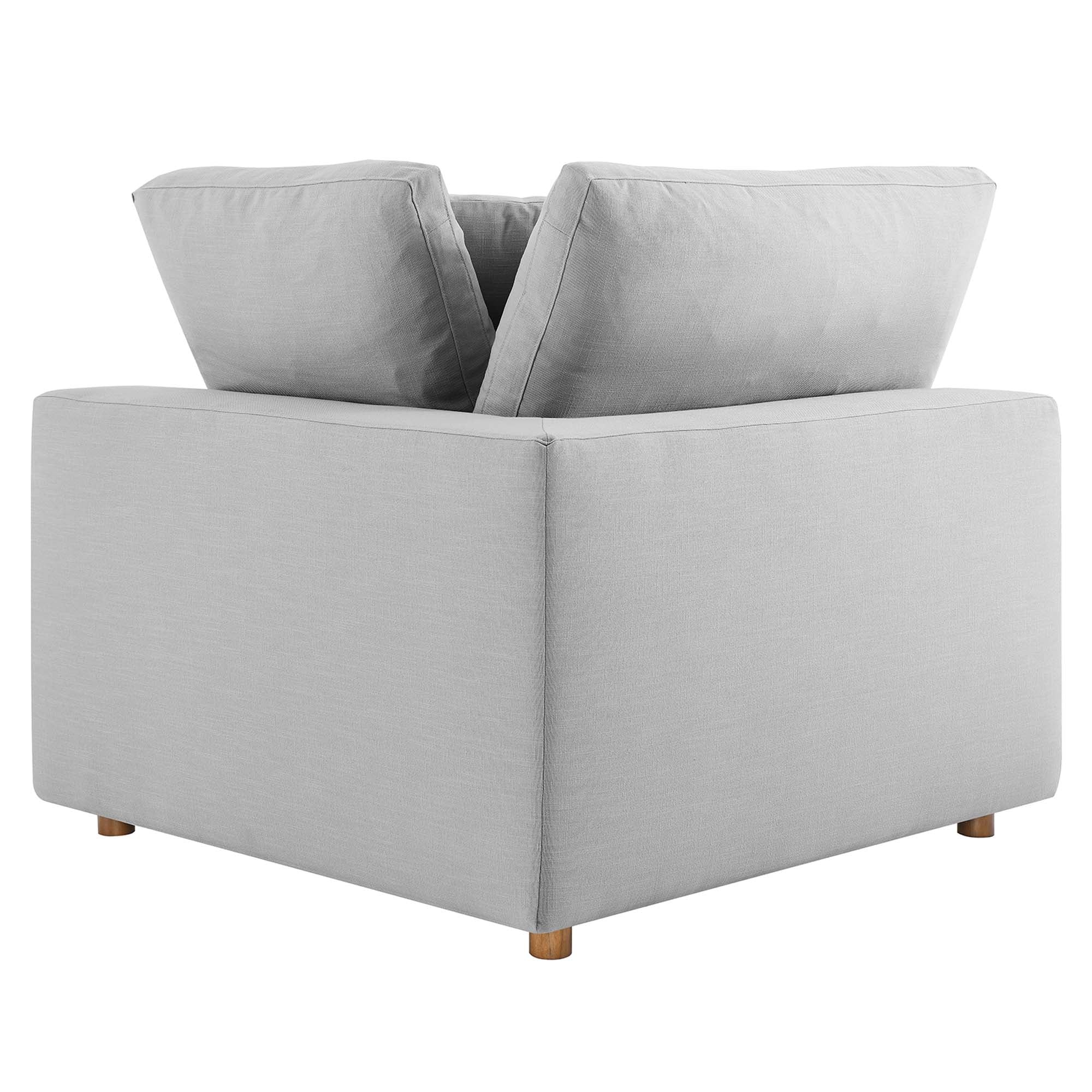 Commix 3 Piece Down Filled Overstuffed Sectional Sofa