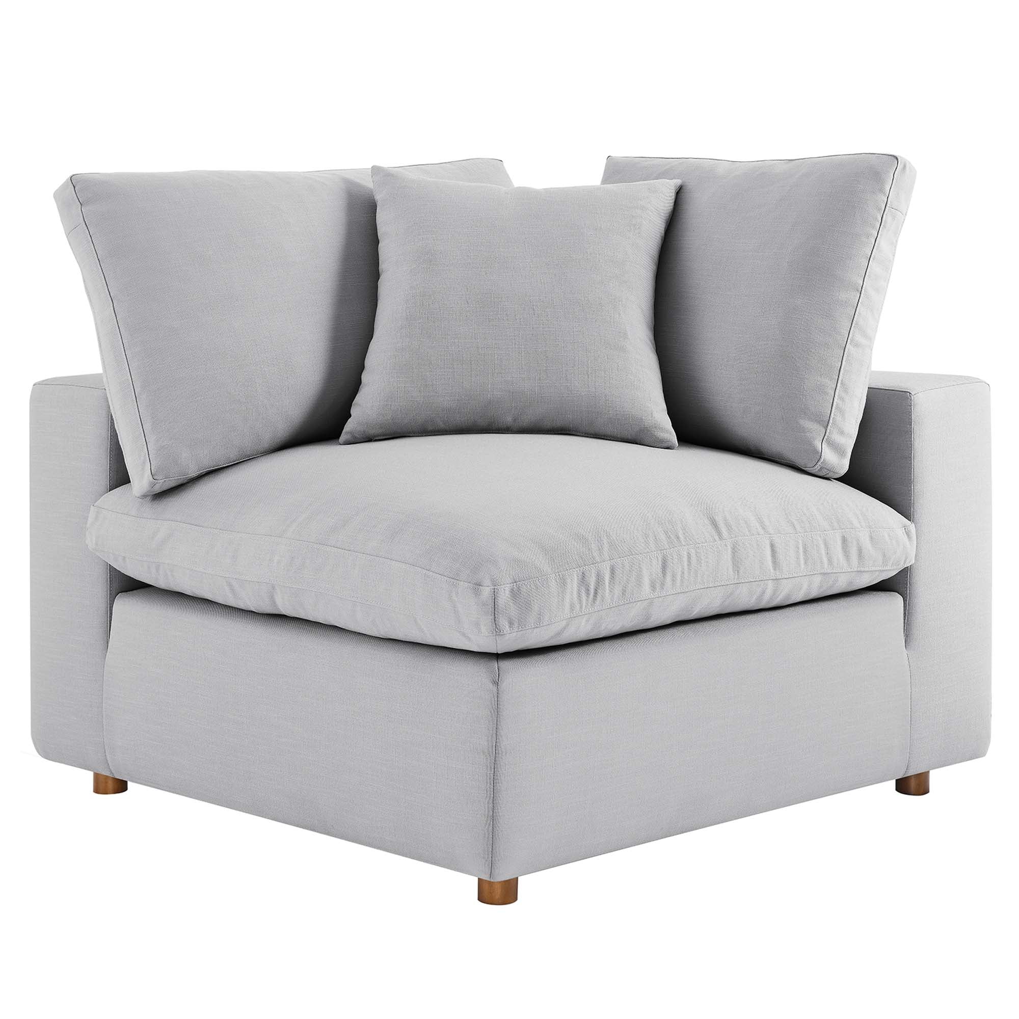 Commix 4 Piece Down Filled Overstuffed Sectional Sofa
