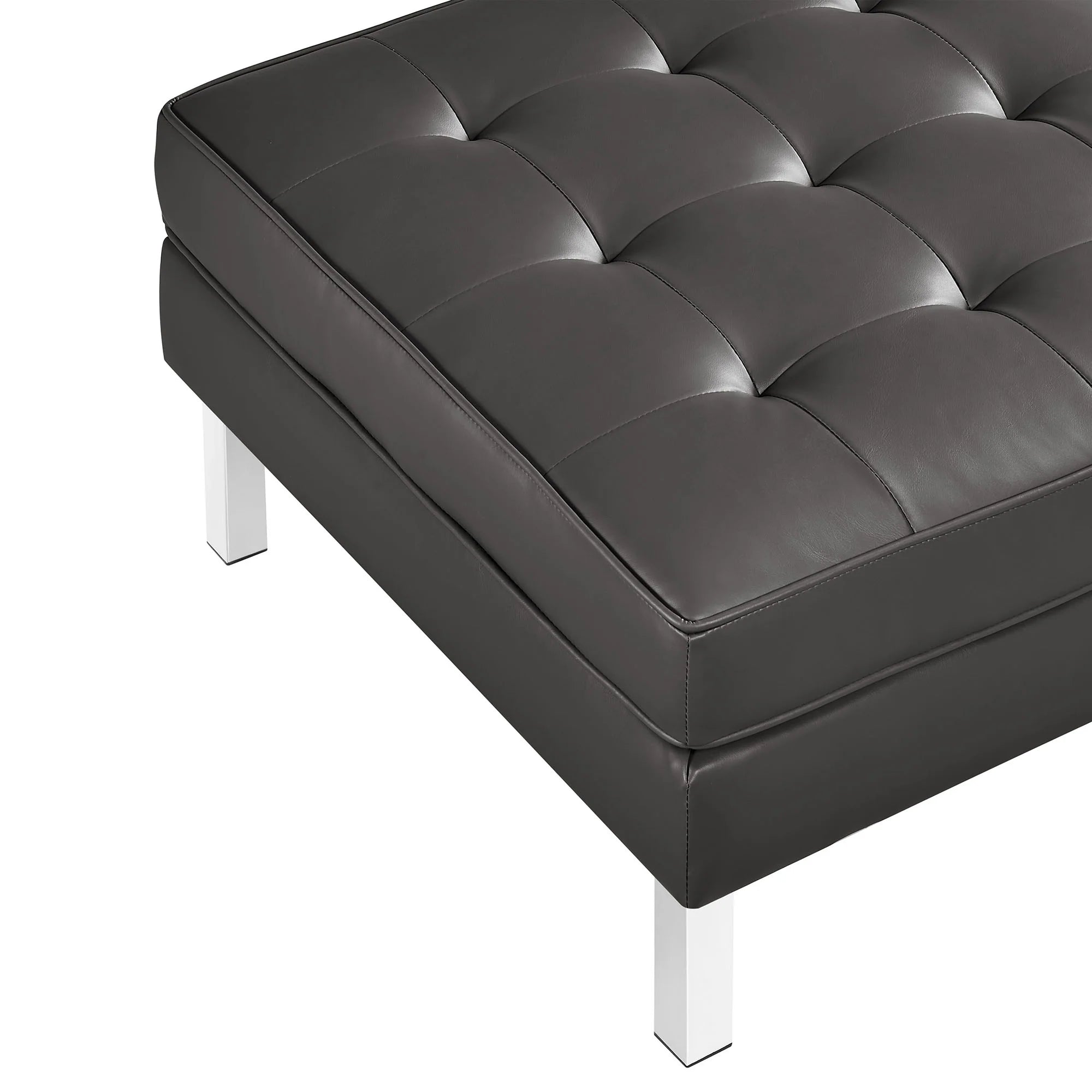 Chaise sans accoudoirs rembourrée en duvet Commix