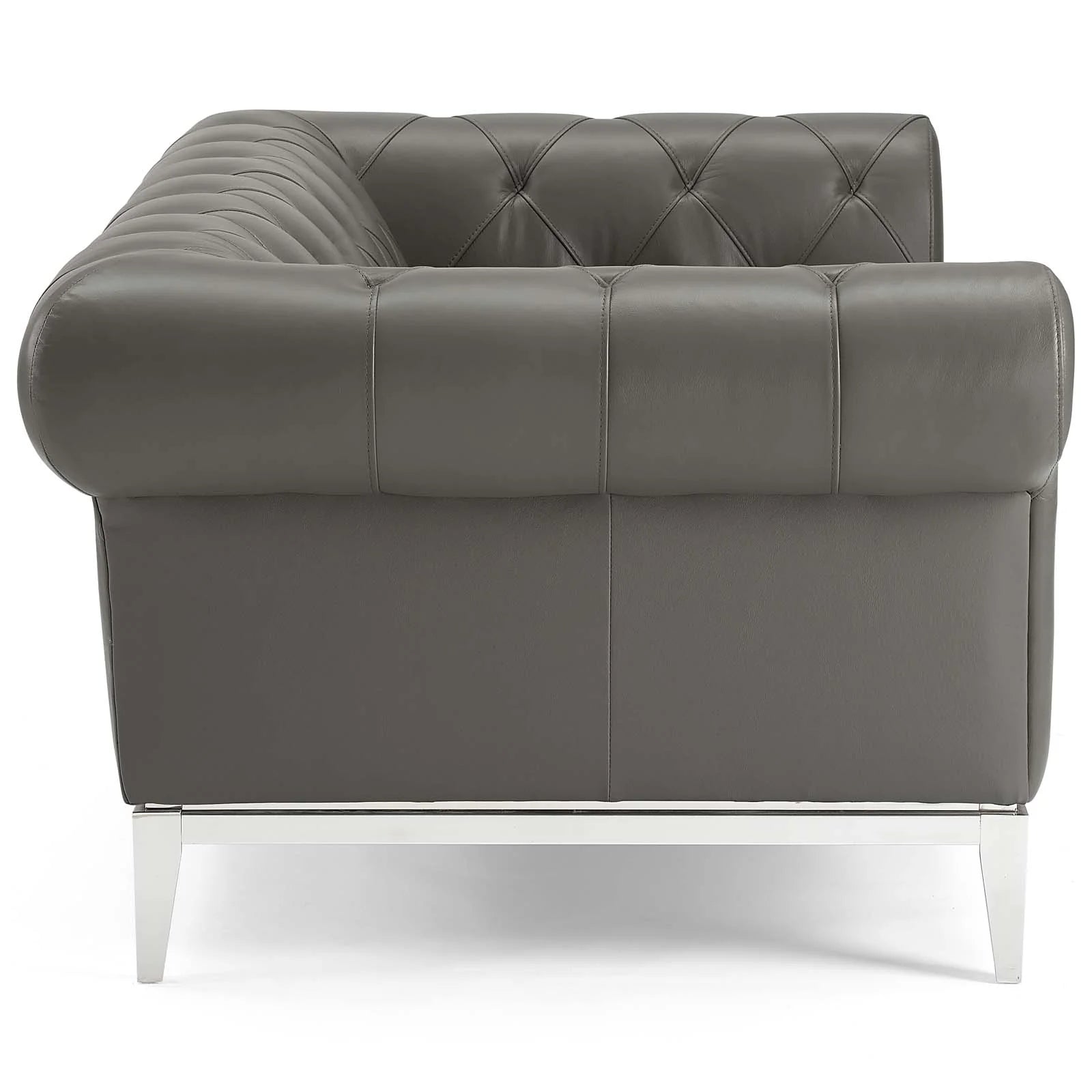 Chaise sans accoudoirs rembourrée en duvet Commix