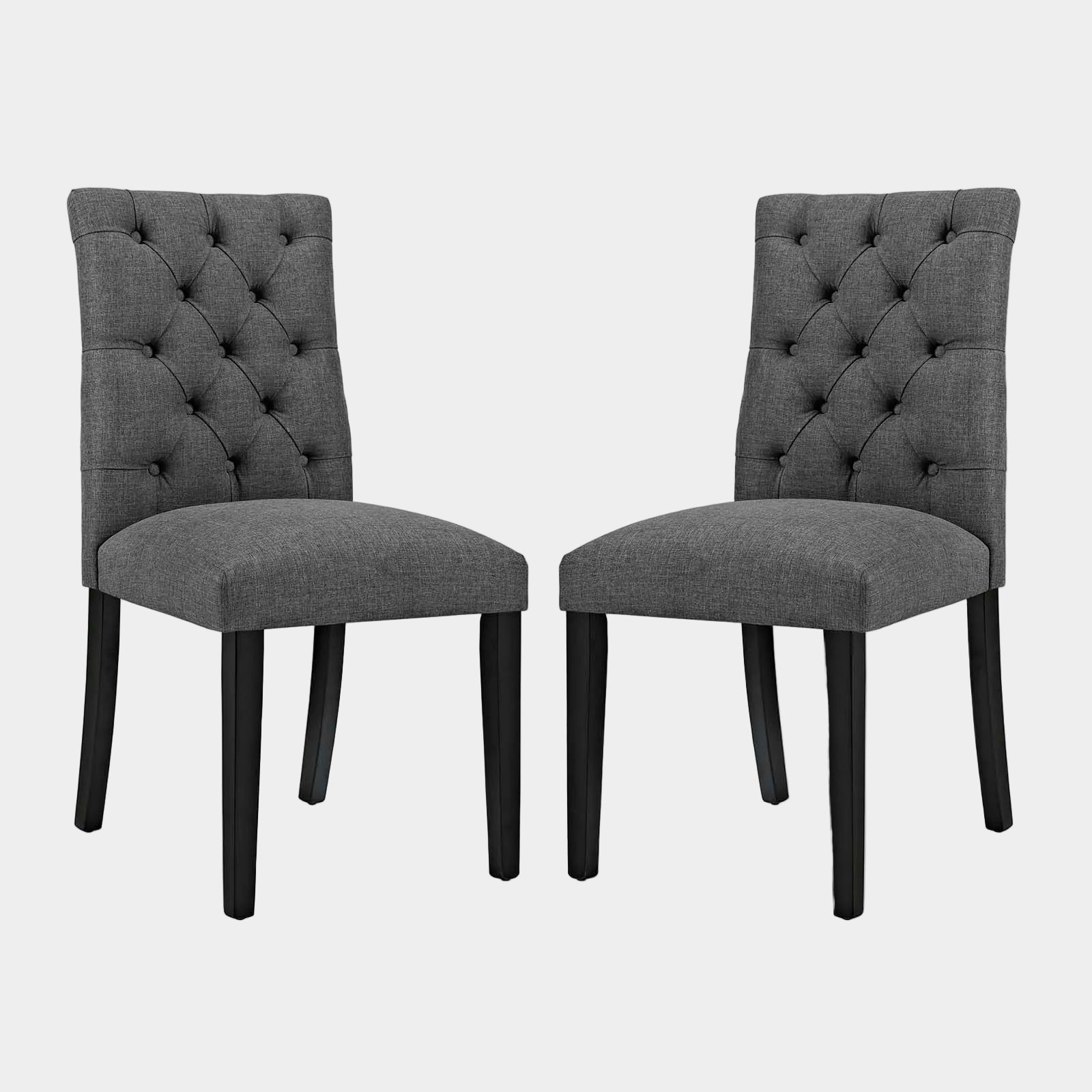 Duchess Fabric Dining Chair Set of 2