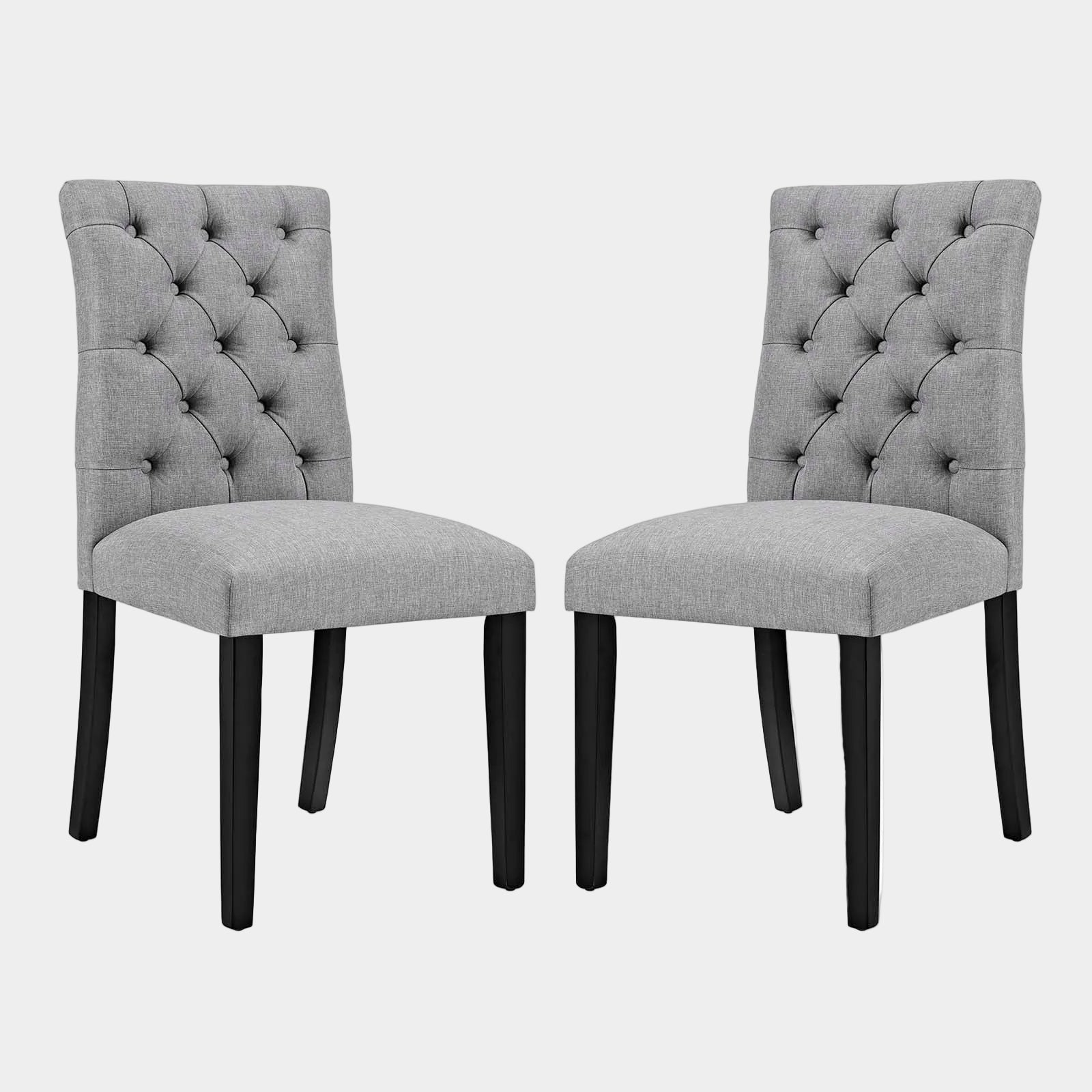 Duchess Fabric Dining Chair Set of 2
