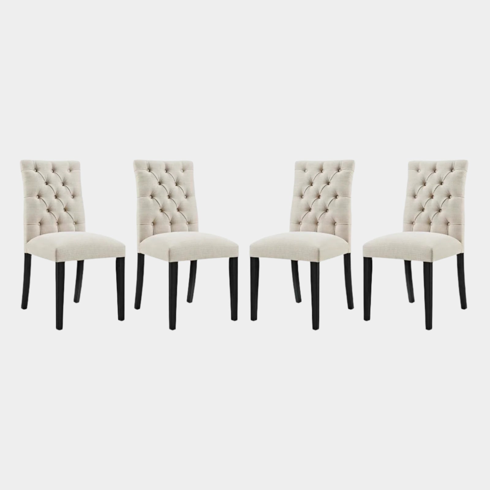 Duchess Fabric Dining Chair Set of 4