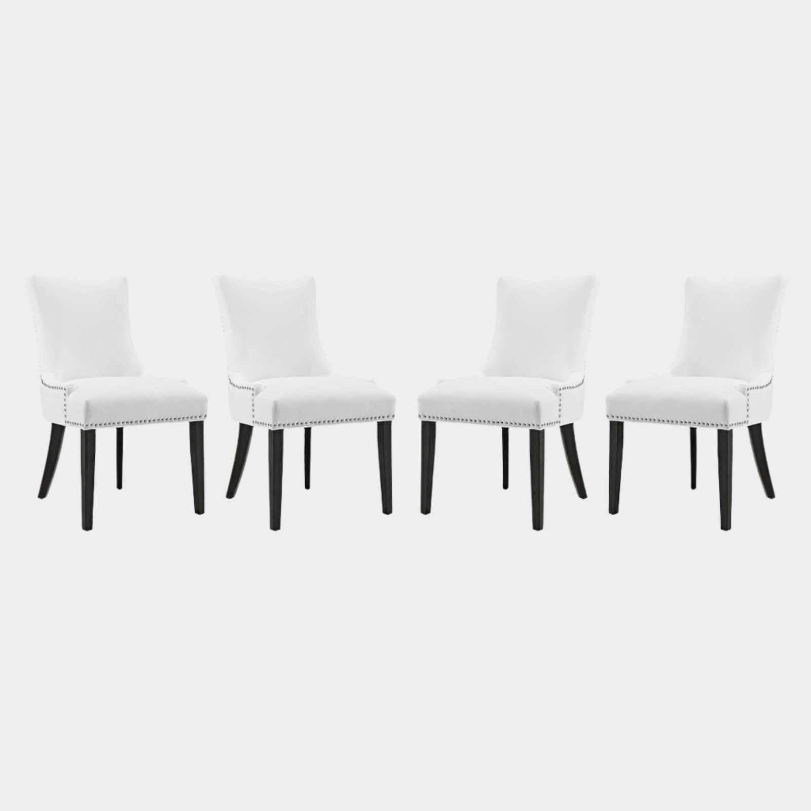Marquis Dining Chair Faux Leather Set of 4