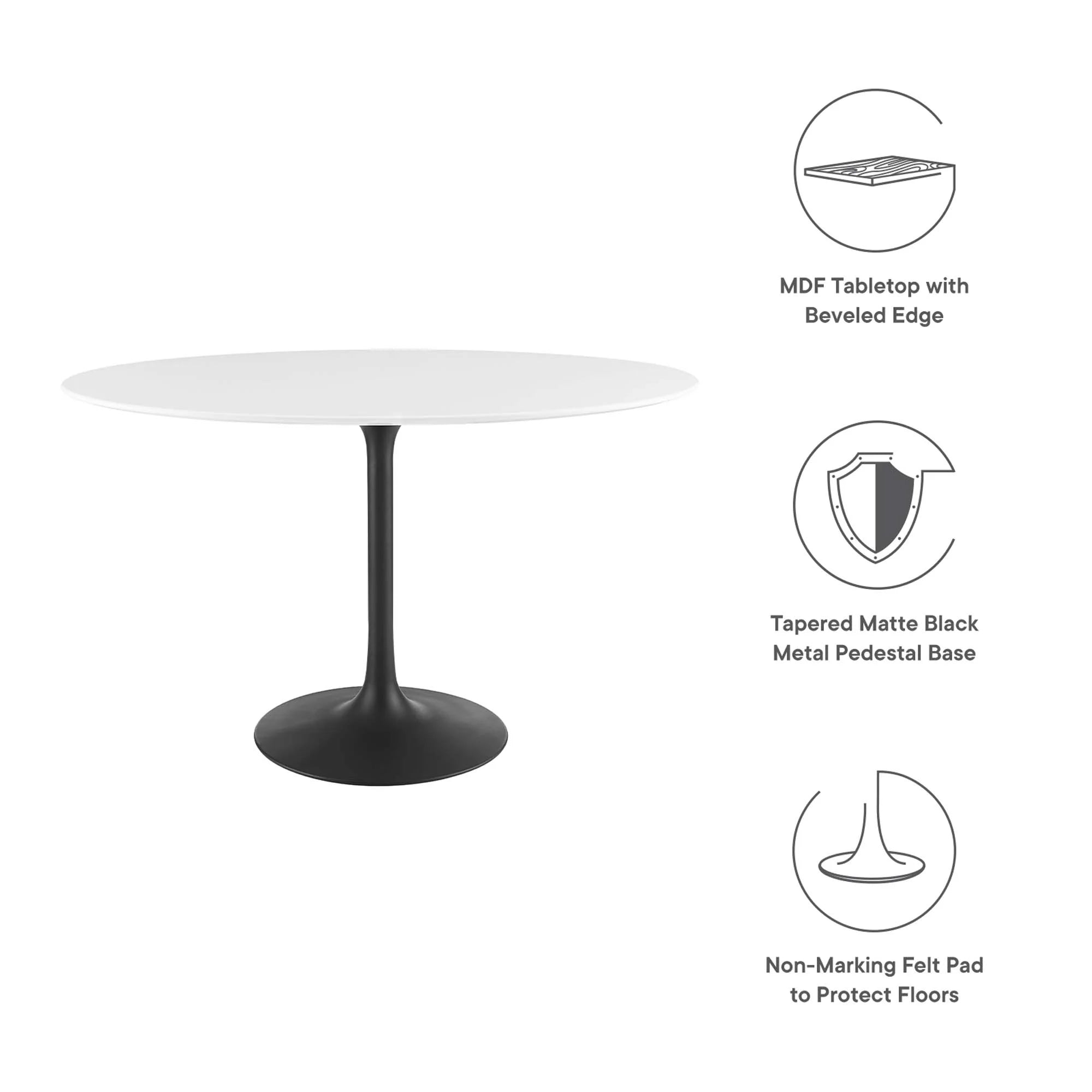 Lippa Oval Wood Dining Table