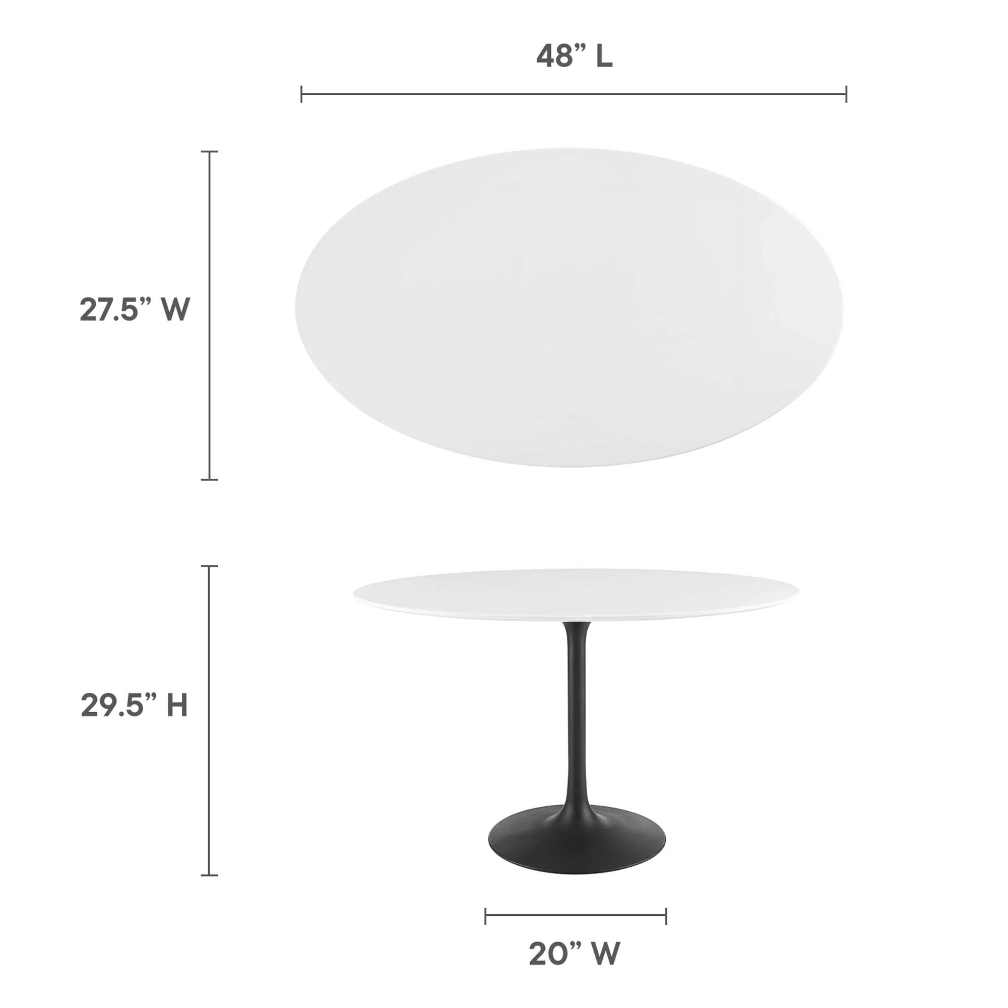 Lippa Oval Wood Dining Table