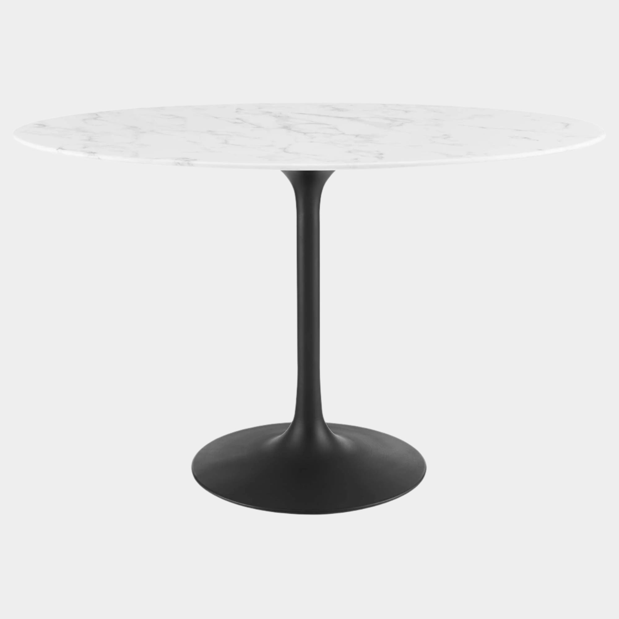 Lippa Oval Artificial Marble Dining Table
