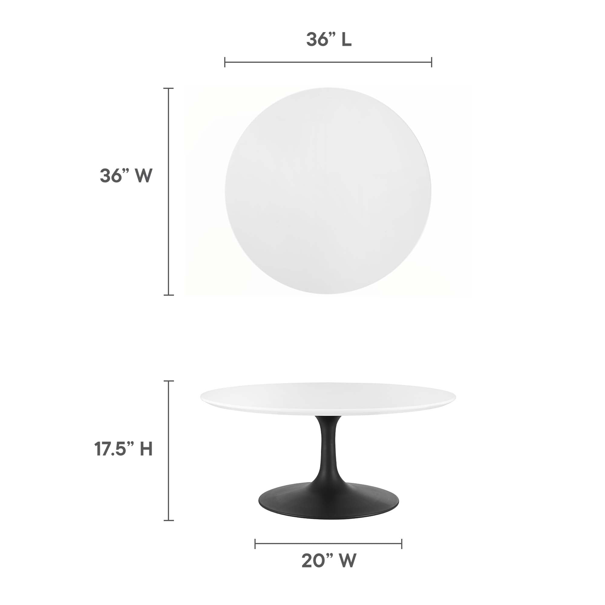 Lippa 36" Round Wood Coffee Table
