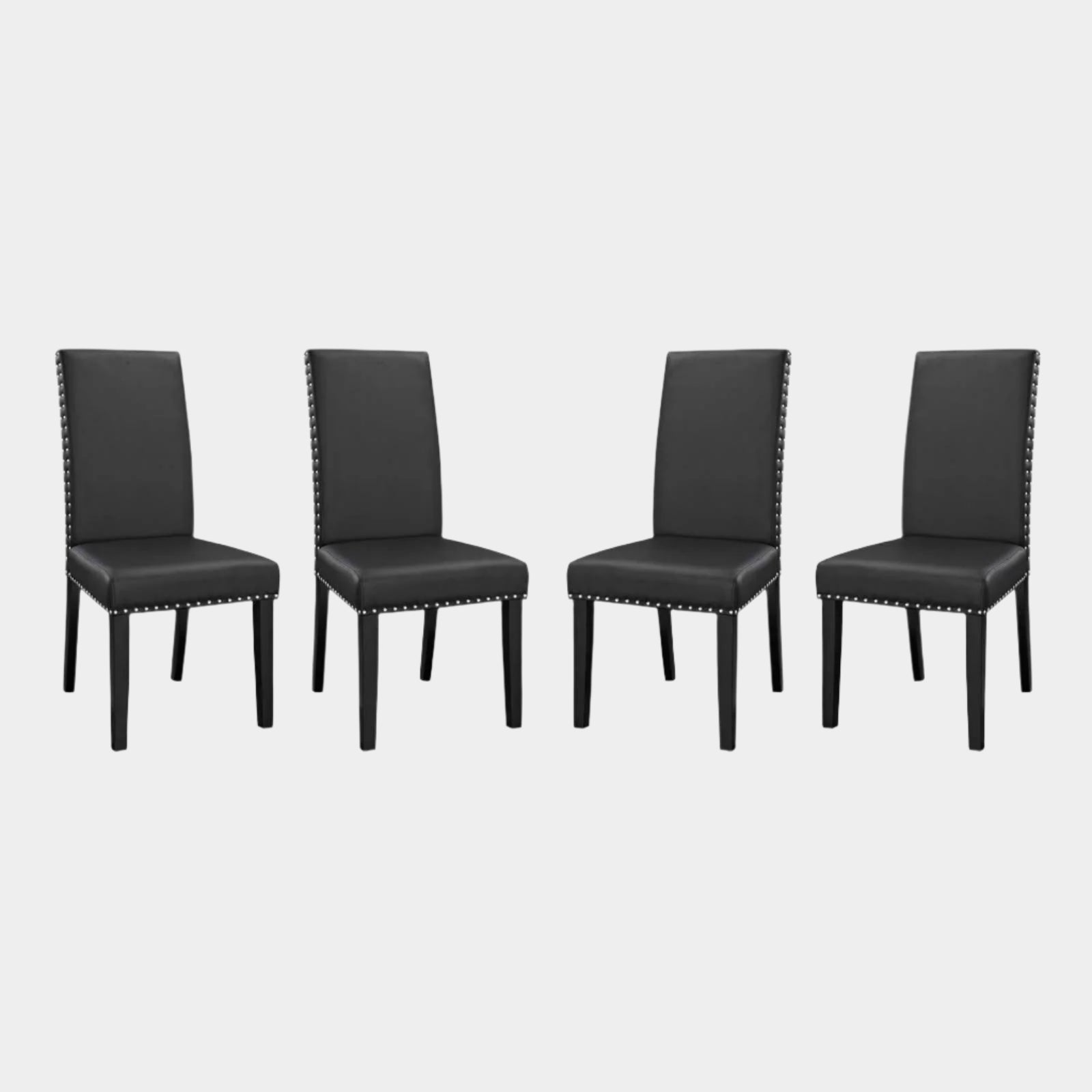 Parcel Dining Side Chair Vinyl Set of 4