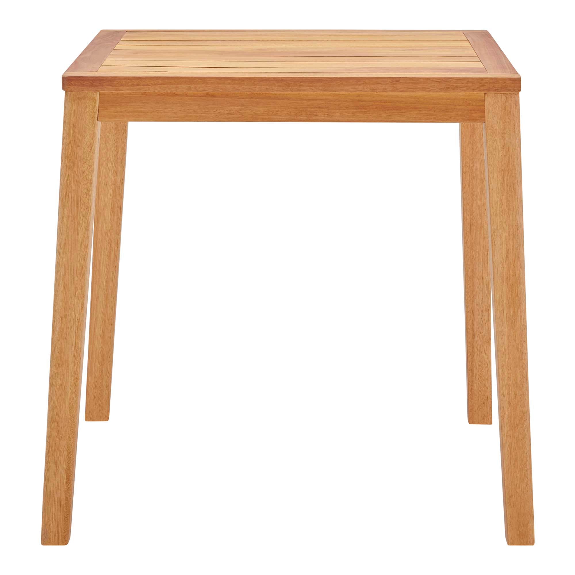Table de bar d'extérieur en bois Karri de Portsmouth en couleur naturelle