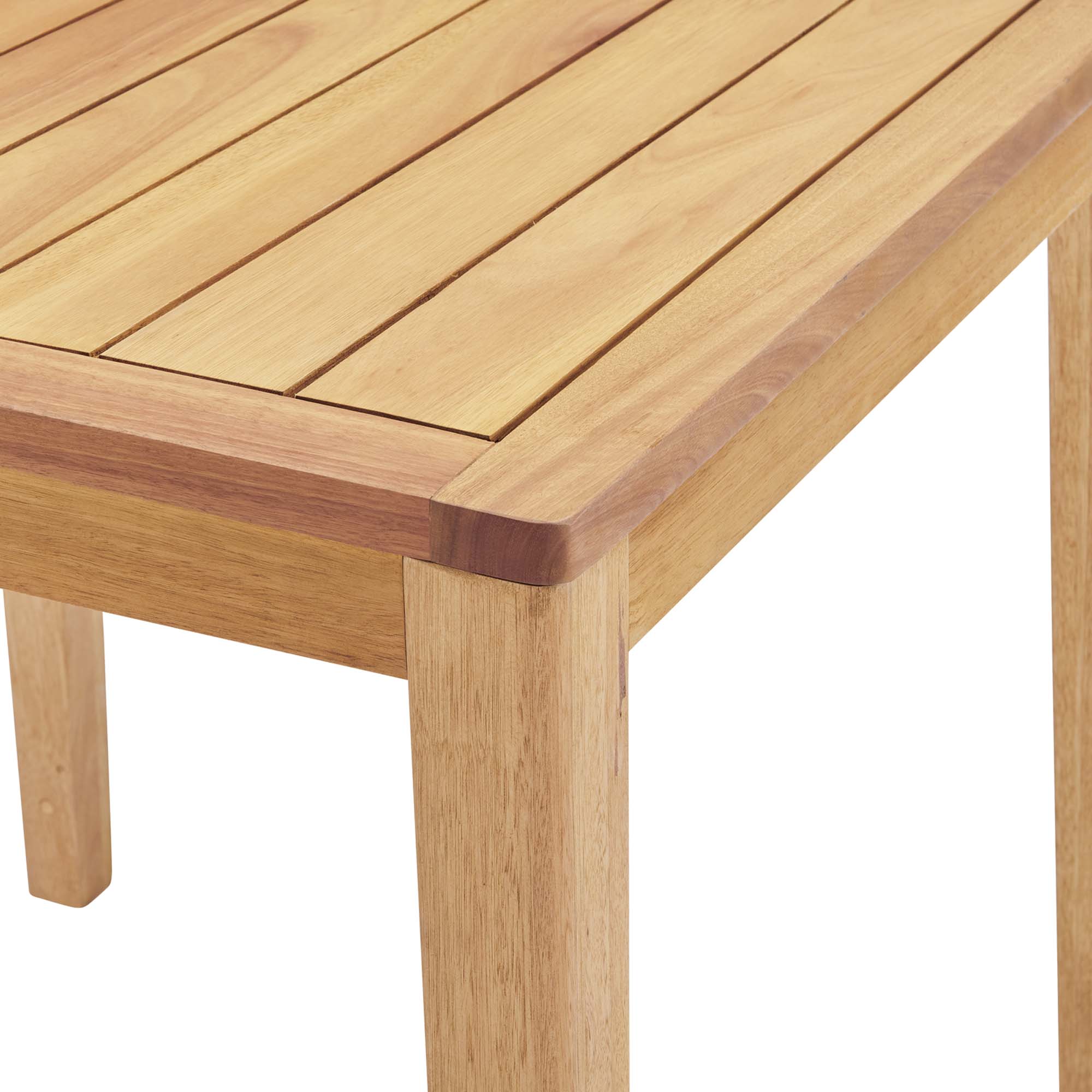 Table de bar d'extérieur en bois Karri de Portsmouth en couleur naturelle