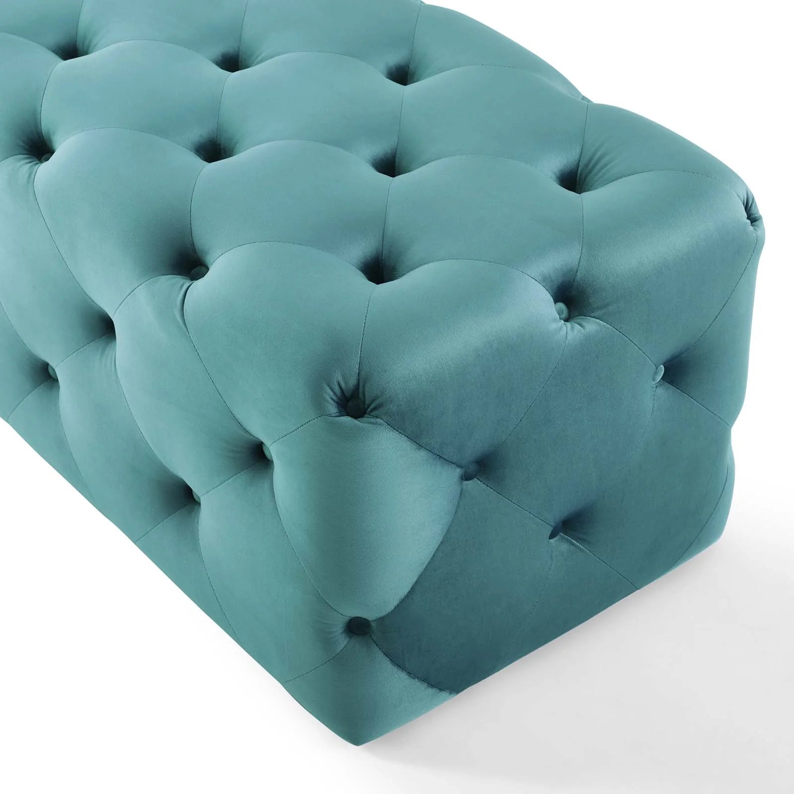 Chaise sans accoudoirs rembourrée en duvet Commix