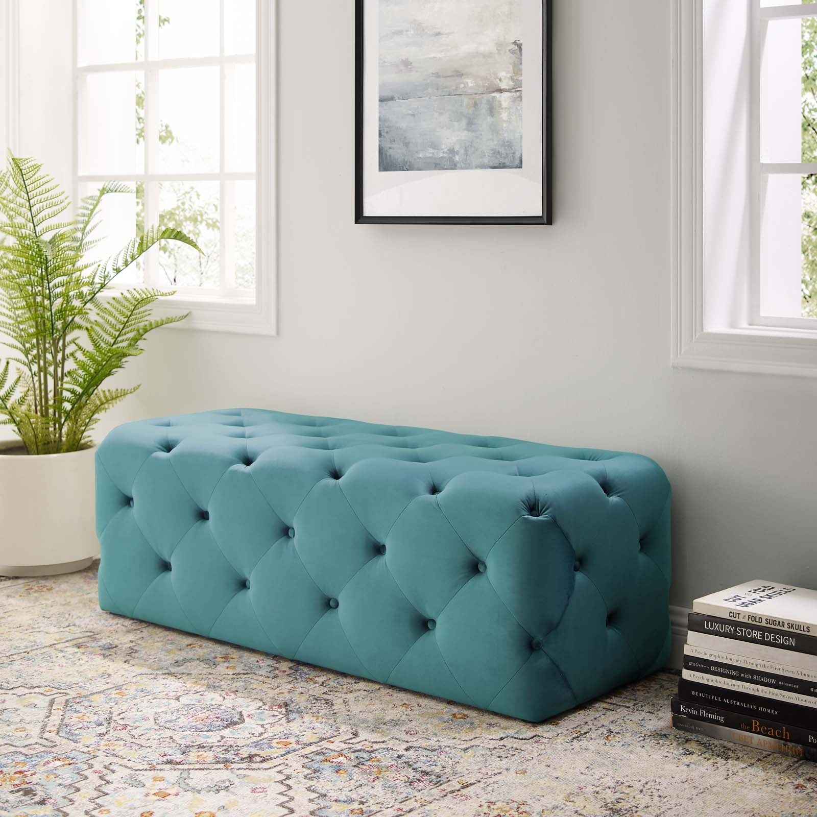 Chaise sans accoudoirs rembourrée en duvet Commix