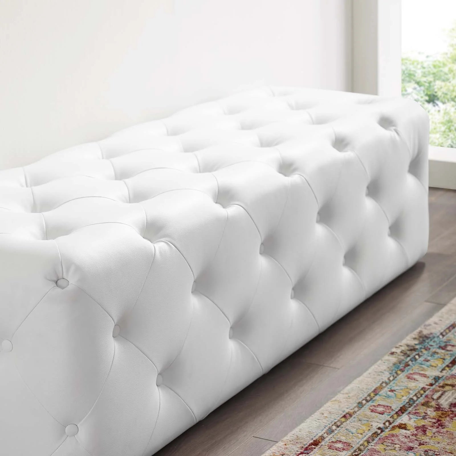 Chaise sans accoudoirs rembourrée en duvet Commix