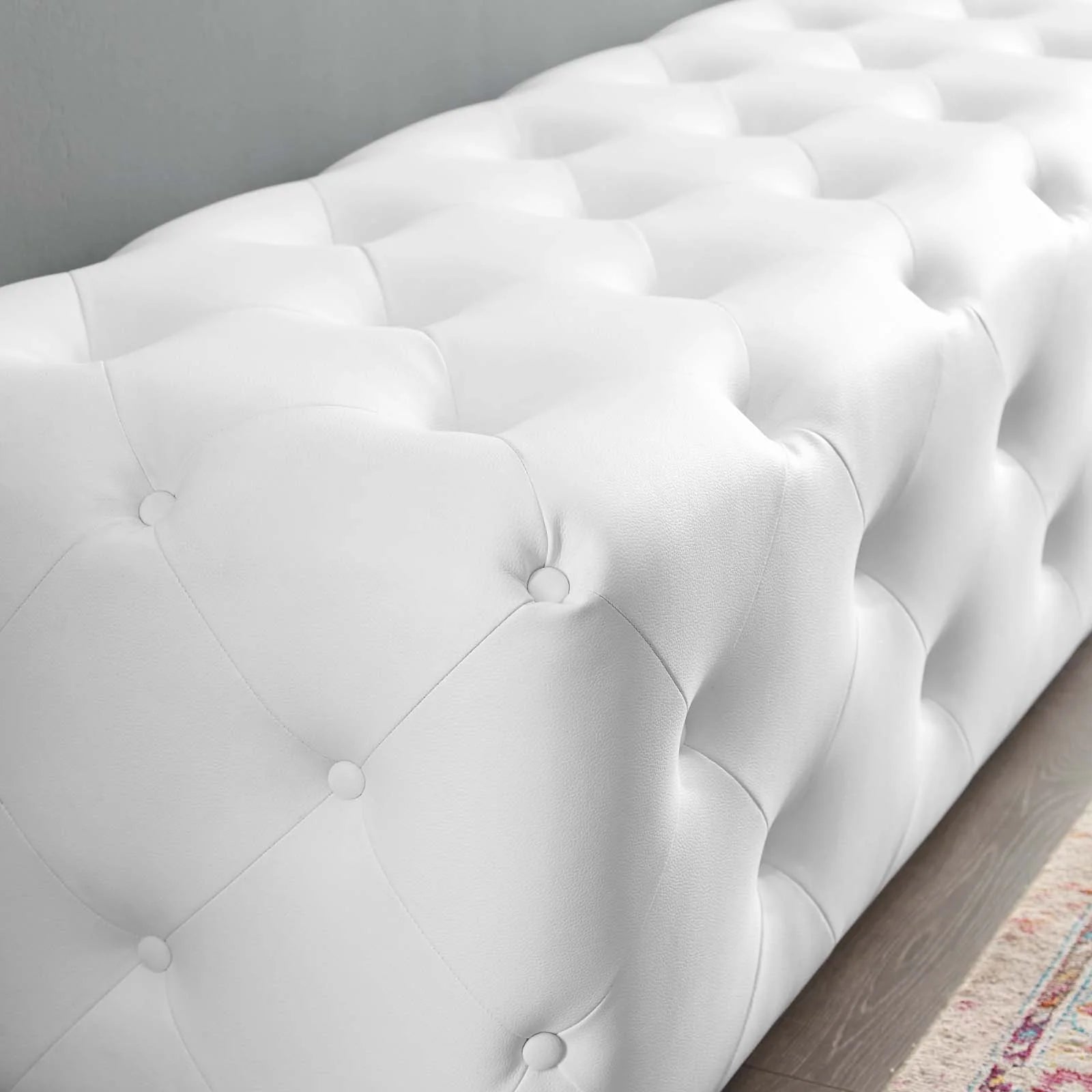 Chaise sans accoudoirs rembourrée en duvet Commix