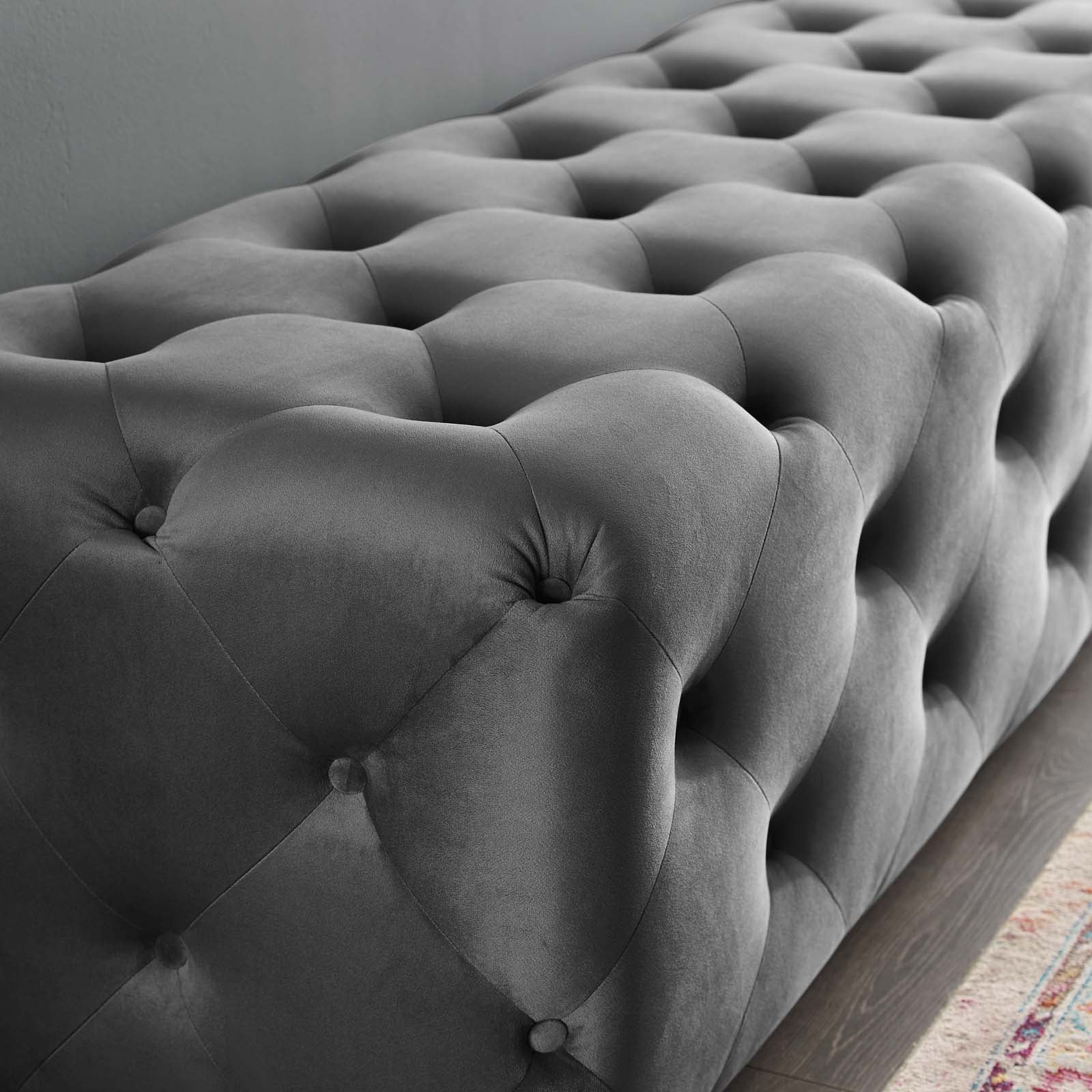 Chaise sans accoudoirs rembourrée en duvet Commix
