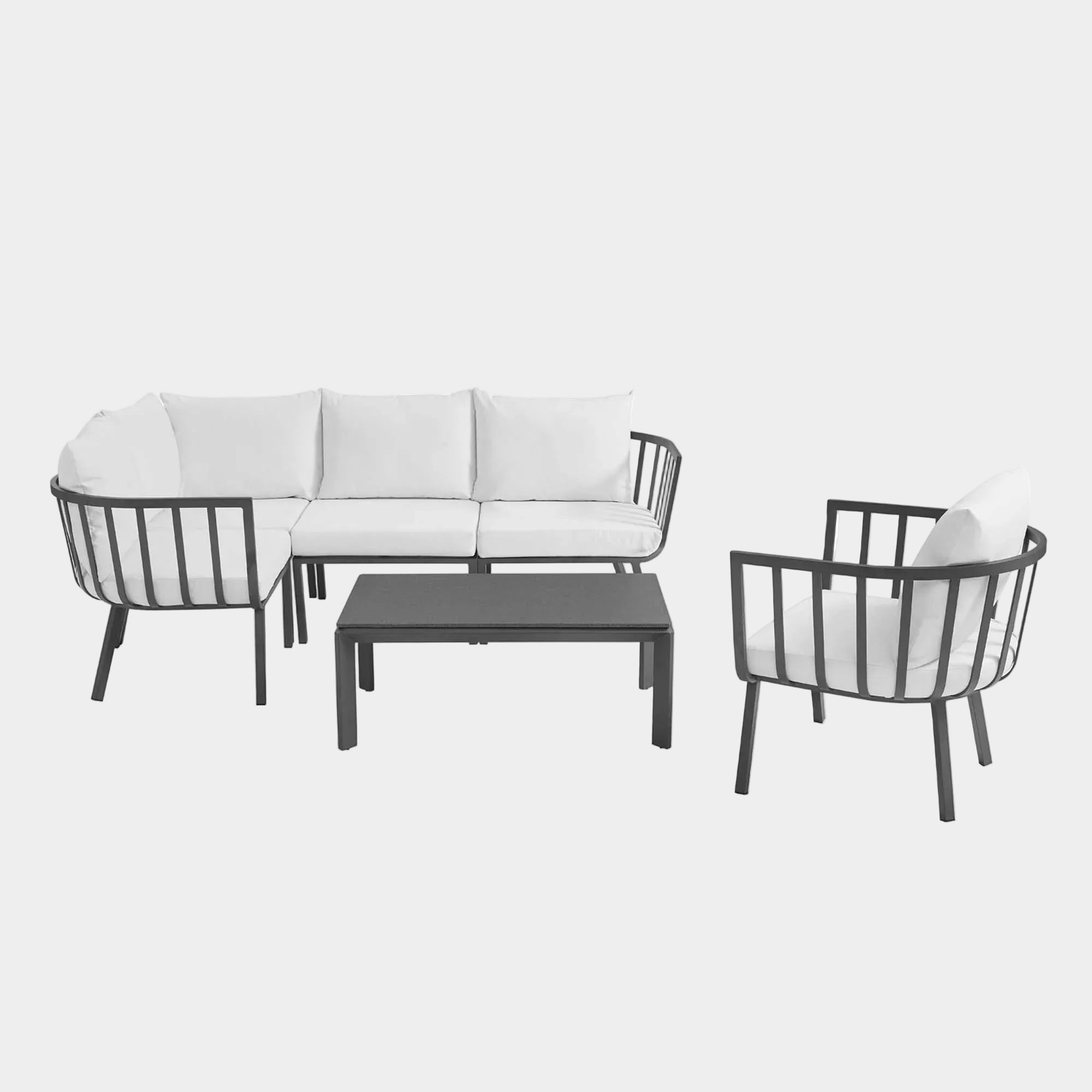 Riverside 6 Piece Outdoor Patio Aluminum Set