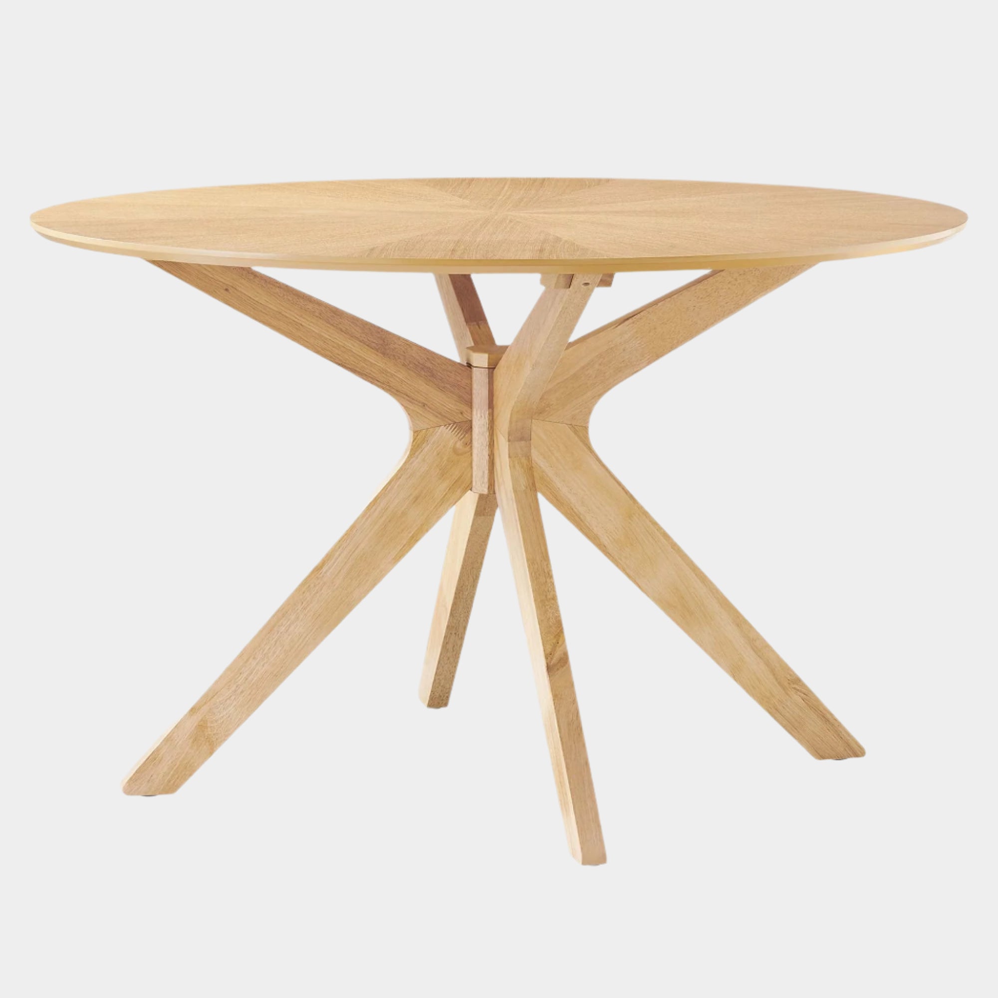 Crossroads Round Wood Dining Table