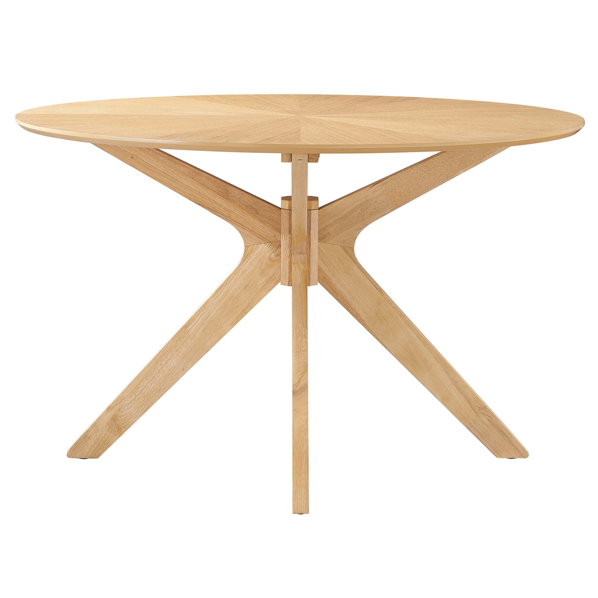 Crossroads Round Wood Dining Table