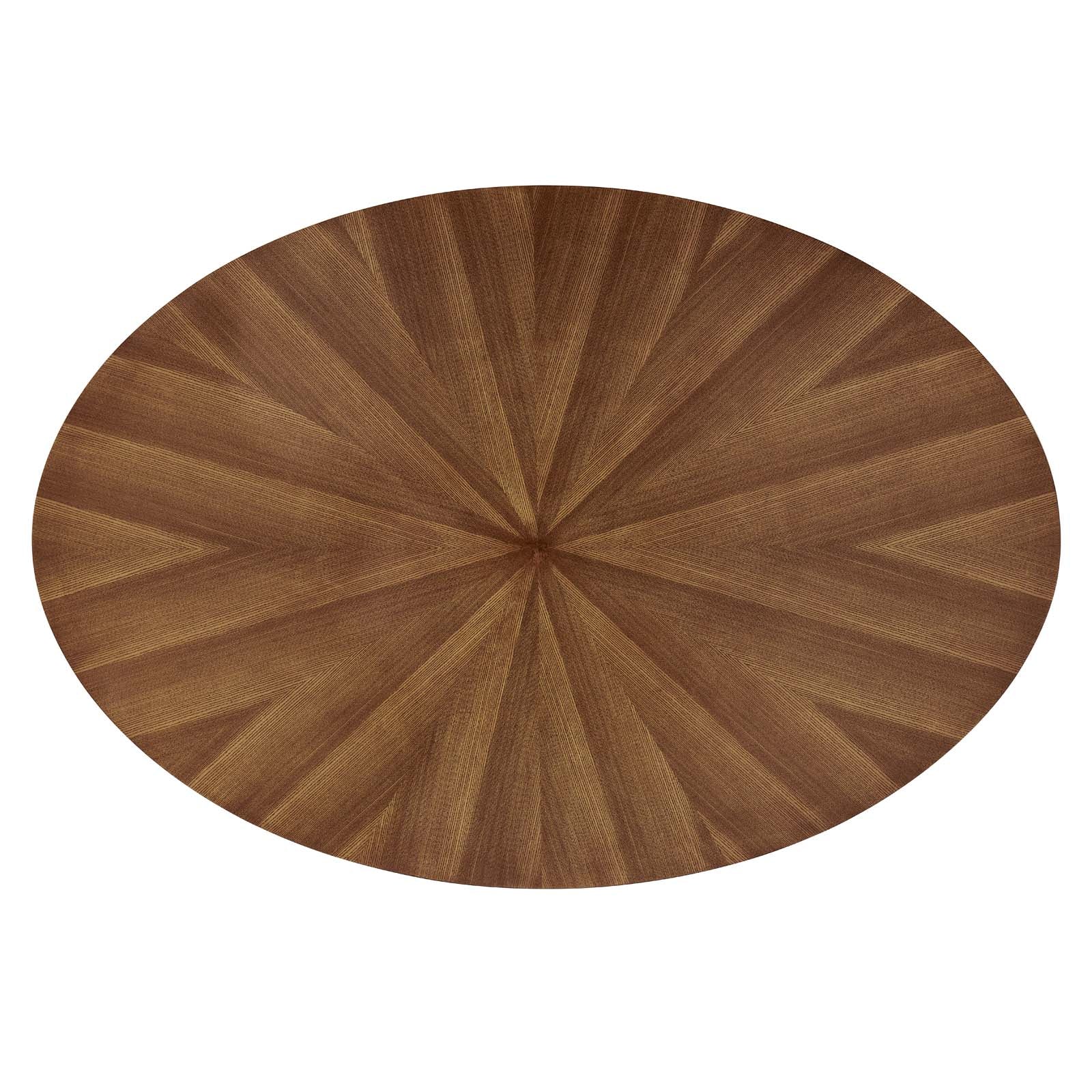 Crossroads Round Wood Dining Table