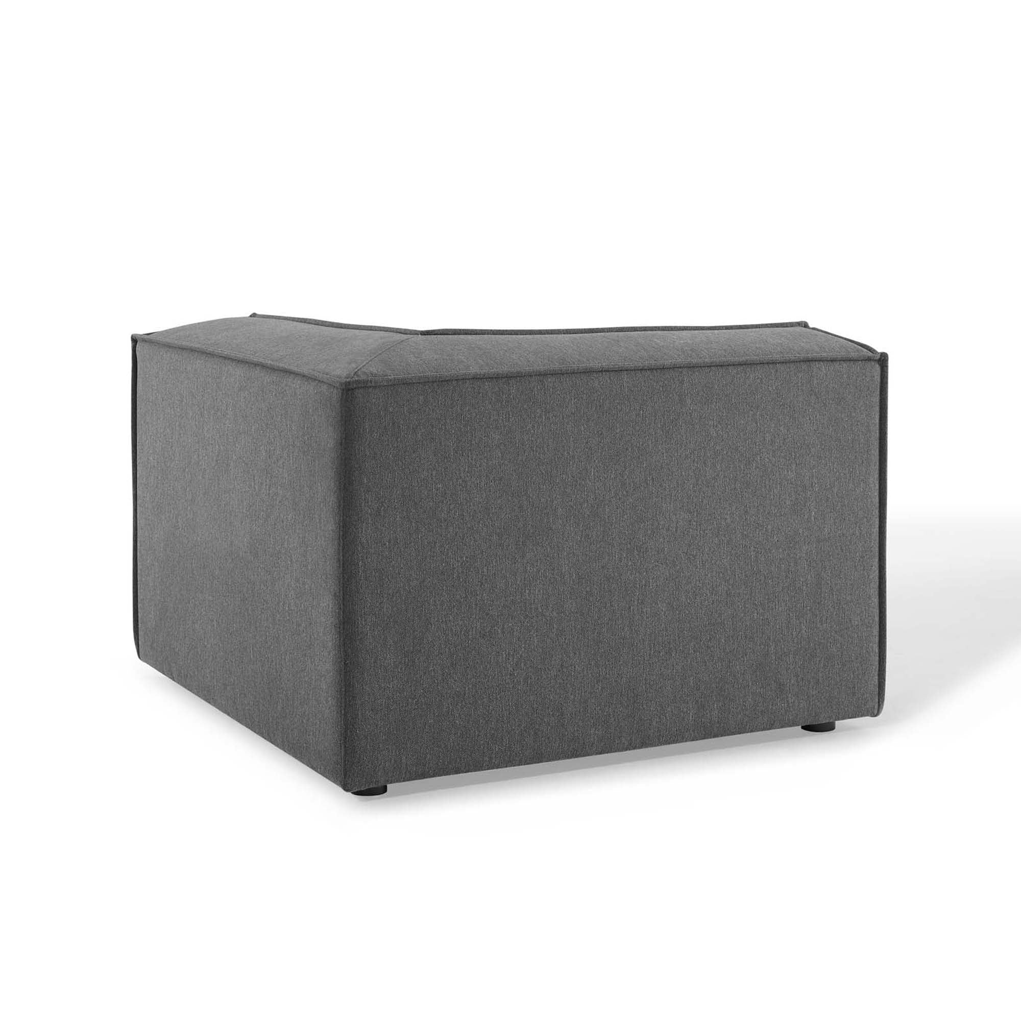 Chaise sans accoudoirs rembourrée en duvet Commix