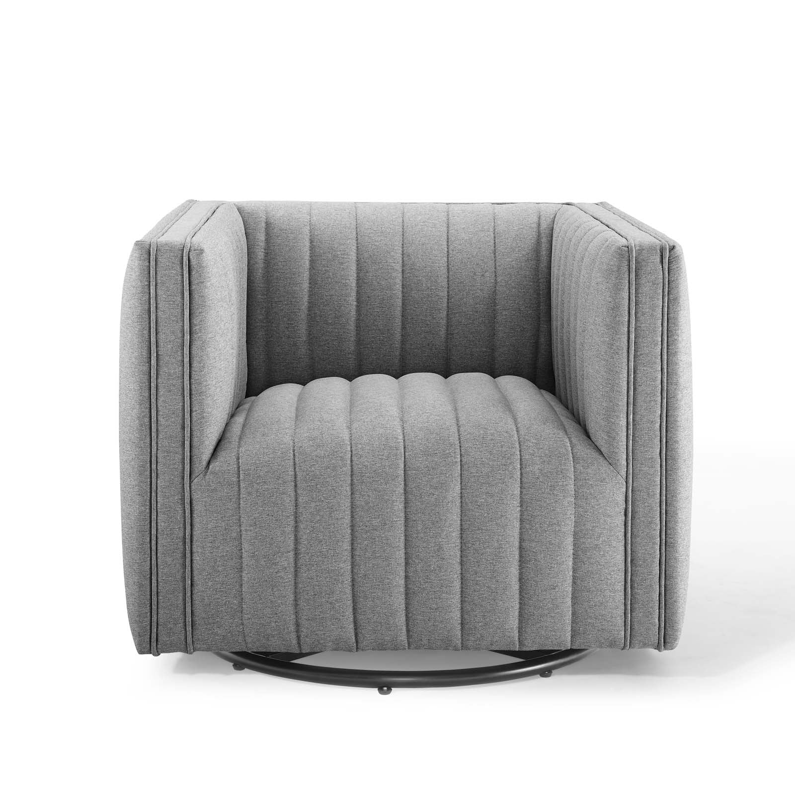 Fauteuil pivotant capitonné Conjure