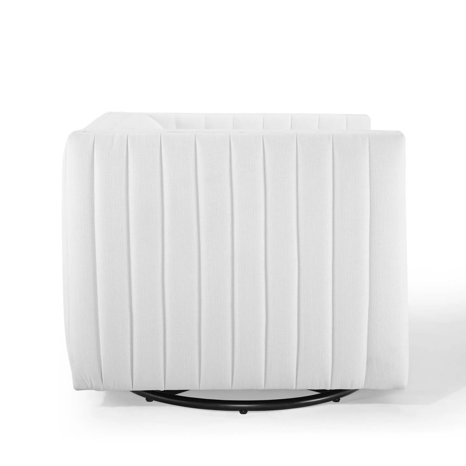 Fauteuil pivotant capitonné Conjure