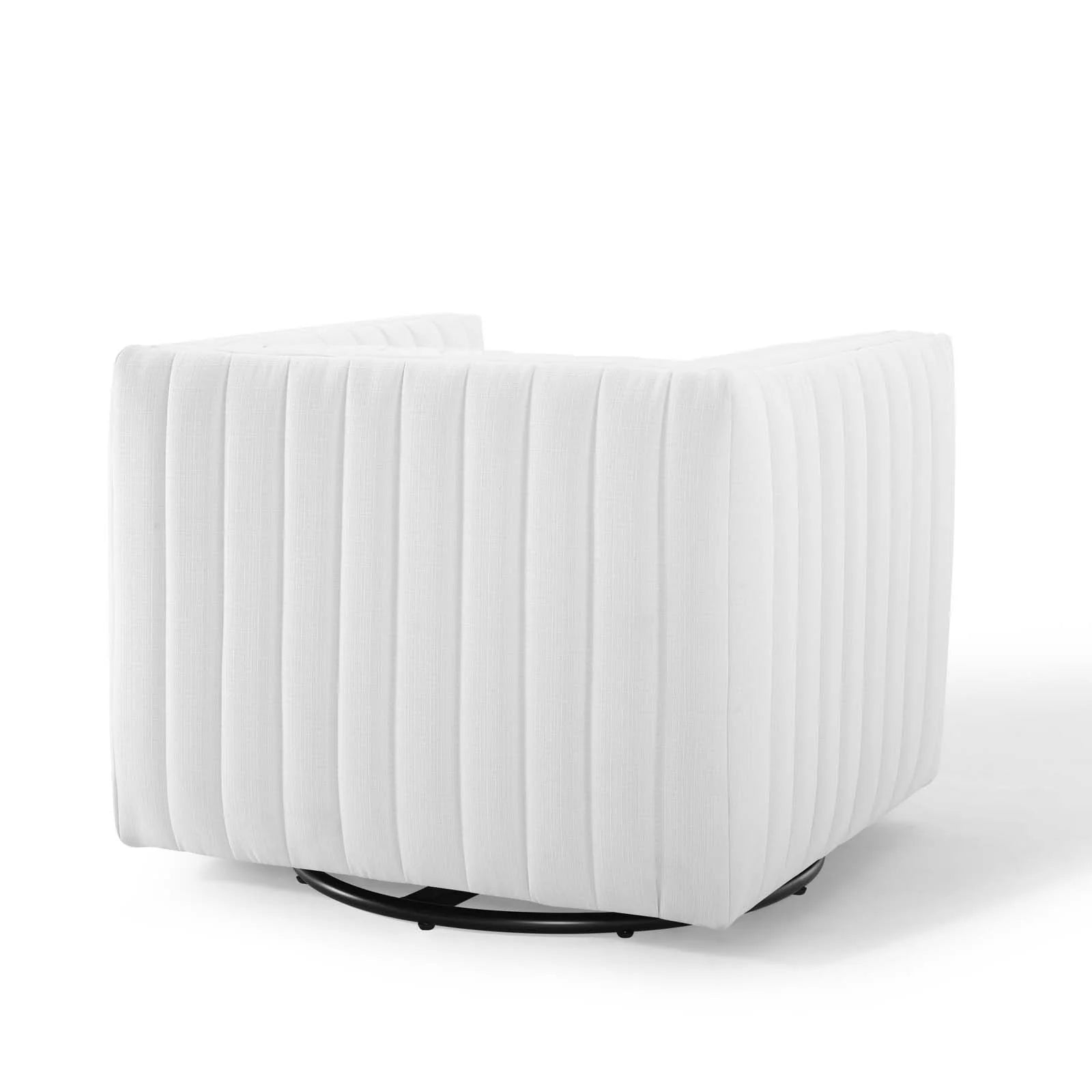 Fauteuil pivotant capitonné Conjure