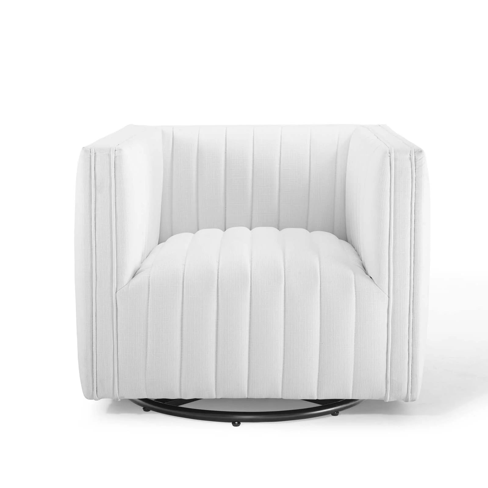Fauteuil pivotant capitonné Conjure