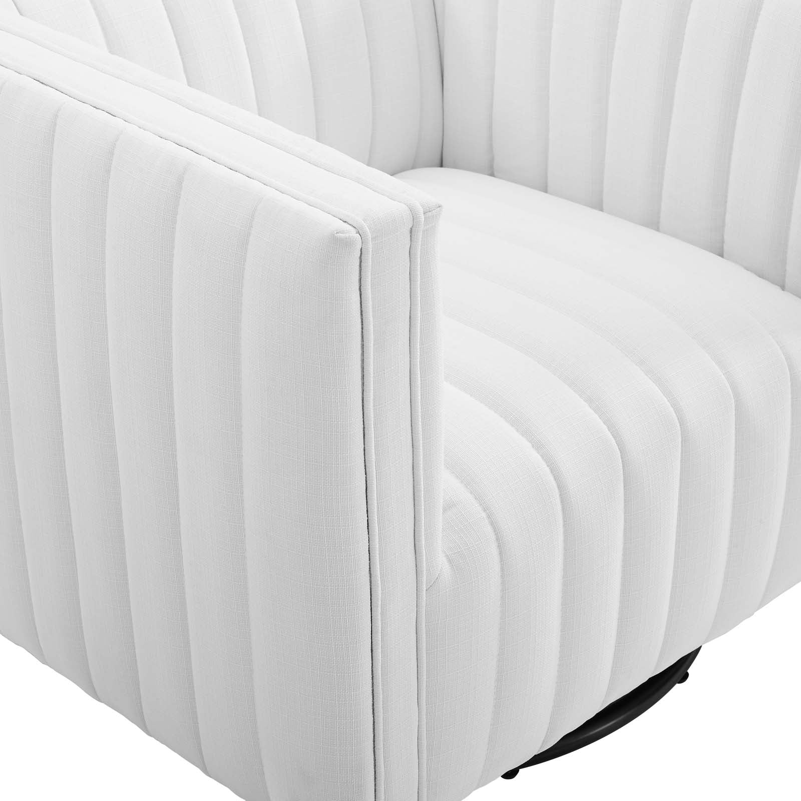 Fauteuil pivotant capitonné Conjure