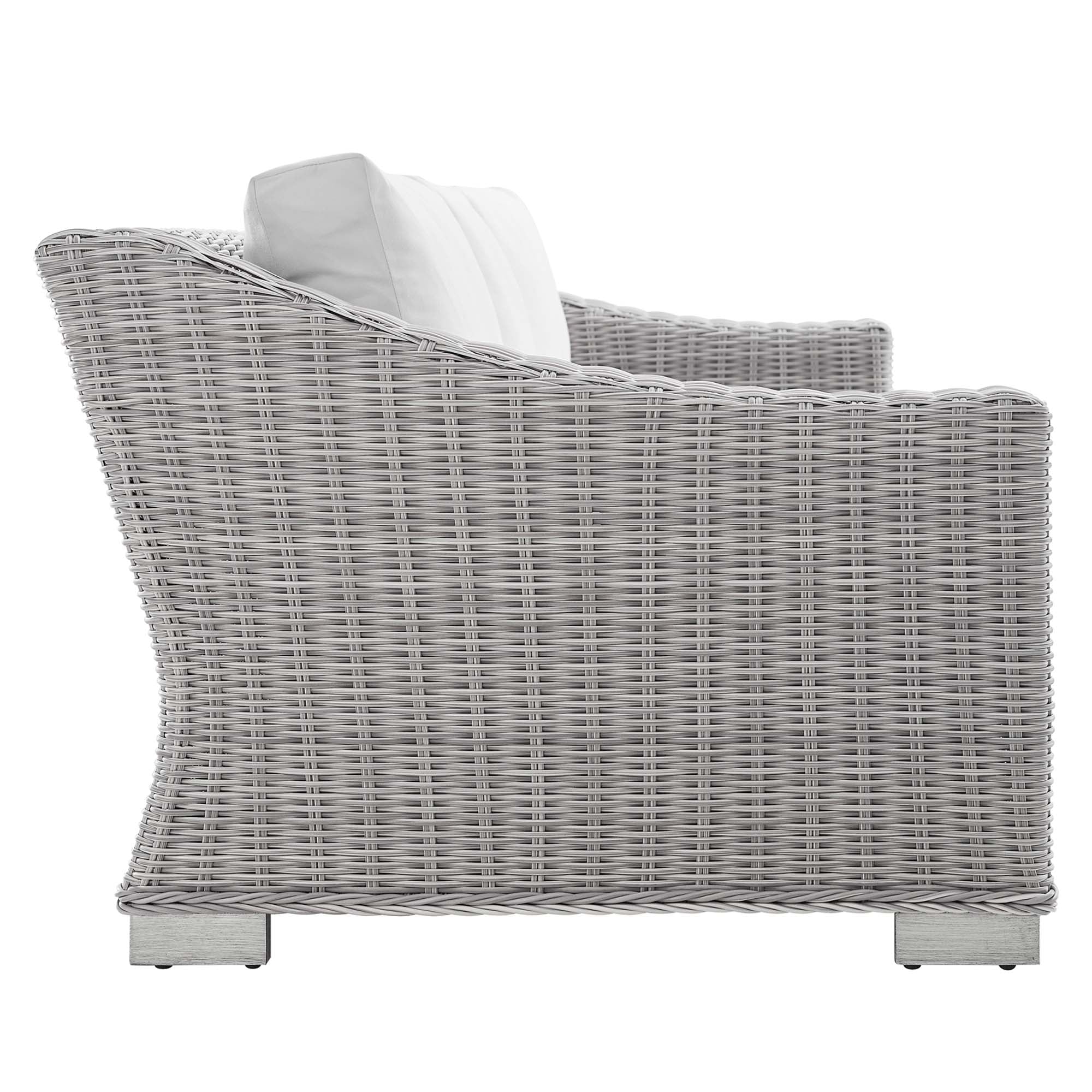 Conway Sunbrella® Outdoor Patio Wicker Rattan Sofa