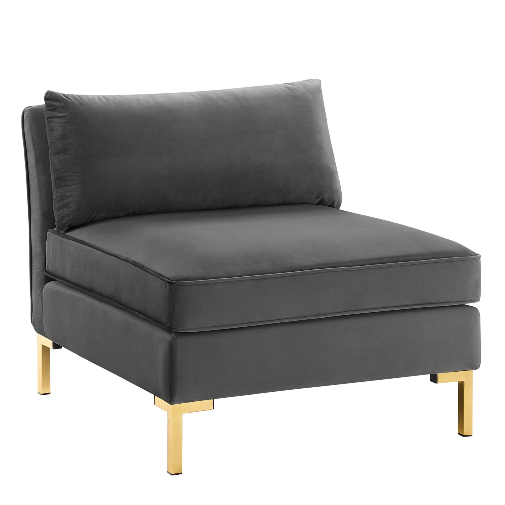 Fauteuil sans accoudoirs Ardent Performance en velours