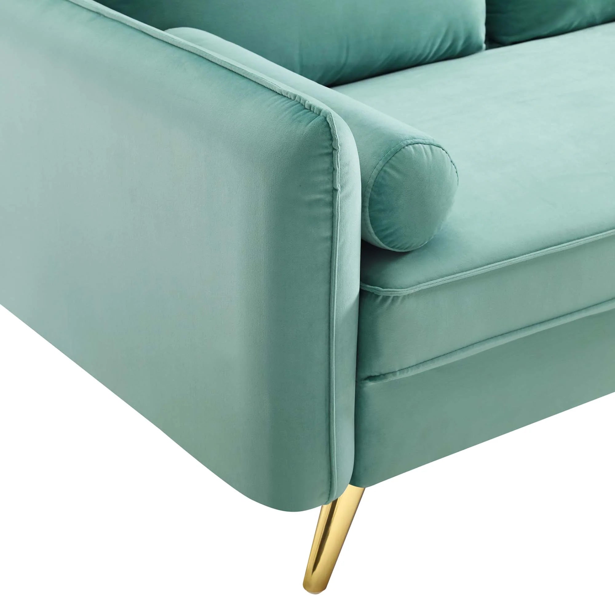 Chaise sans accoudoirs rembourrée en duvet Commix