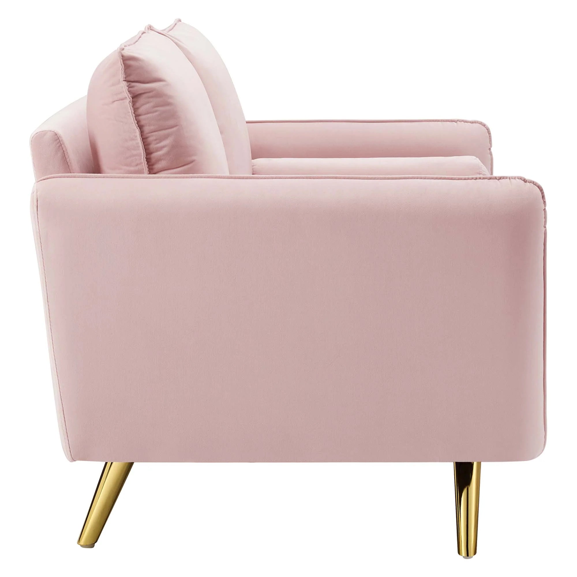 Chaise sans accoudoirs rembourrée en duvet Commix